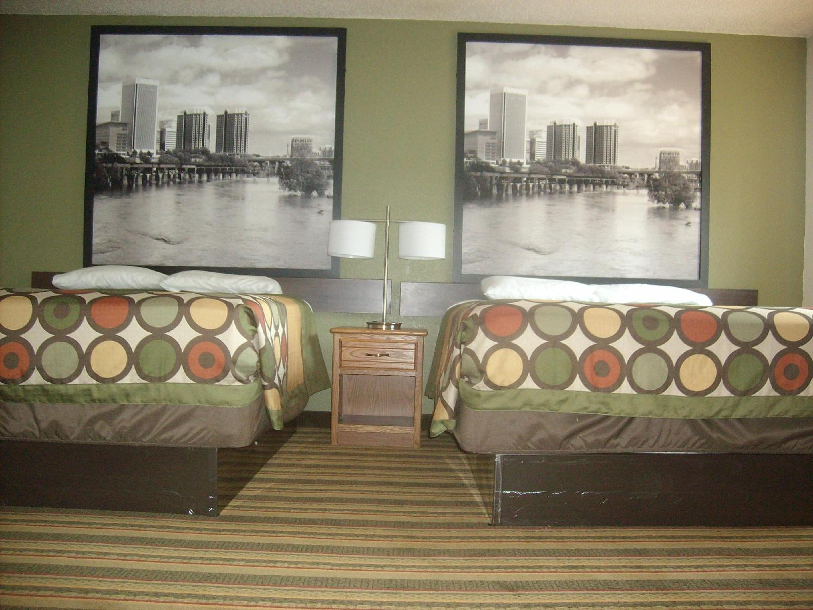 Deluxe Double Room with Two Double Beds - Non-Smoking - Photo 2