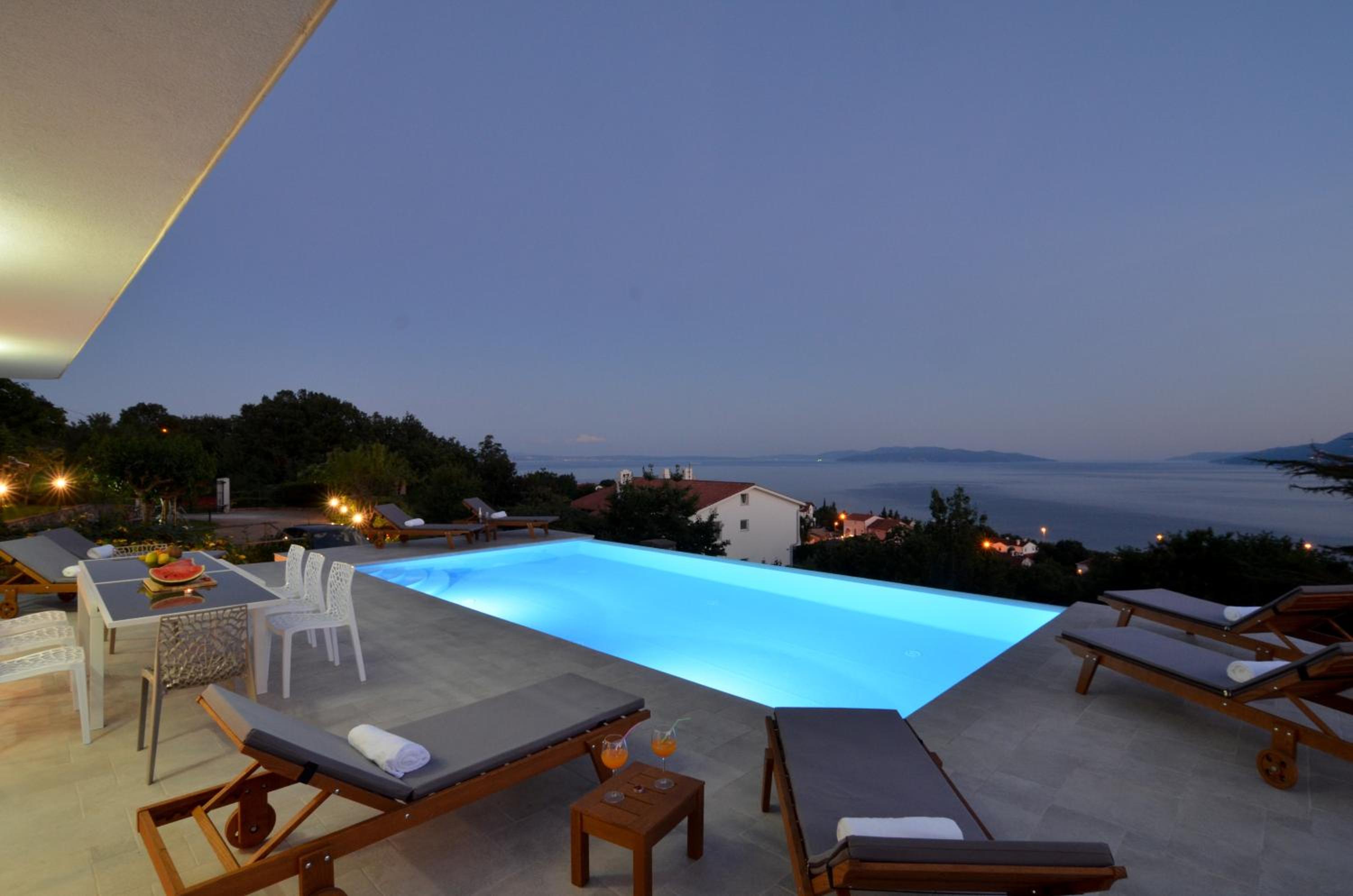 Four-Bedroom Villa with Private Pool and Sea View