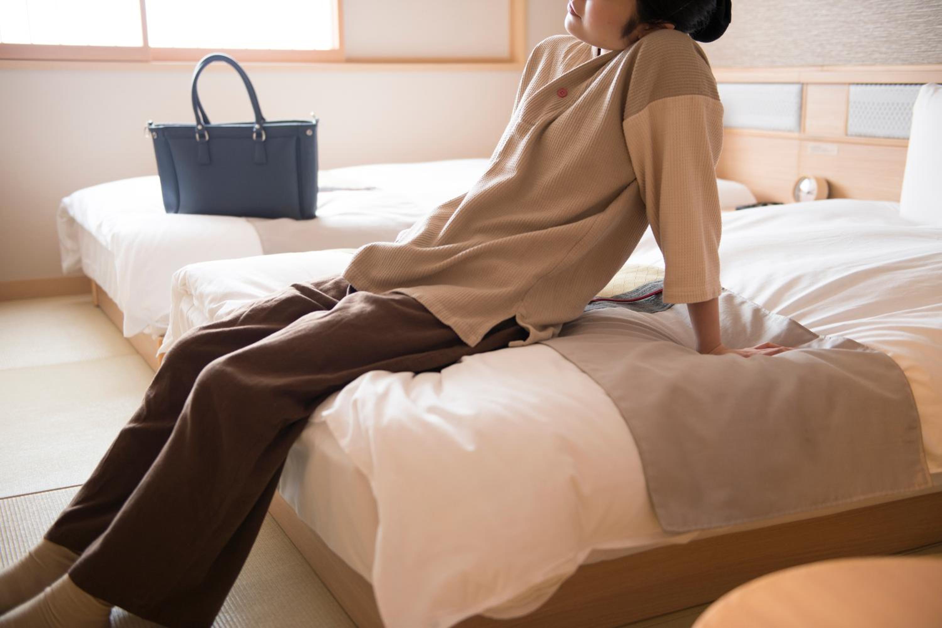 Moderate Twin Room with Tatami Floor - No Daily Cleaning photo 2
