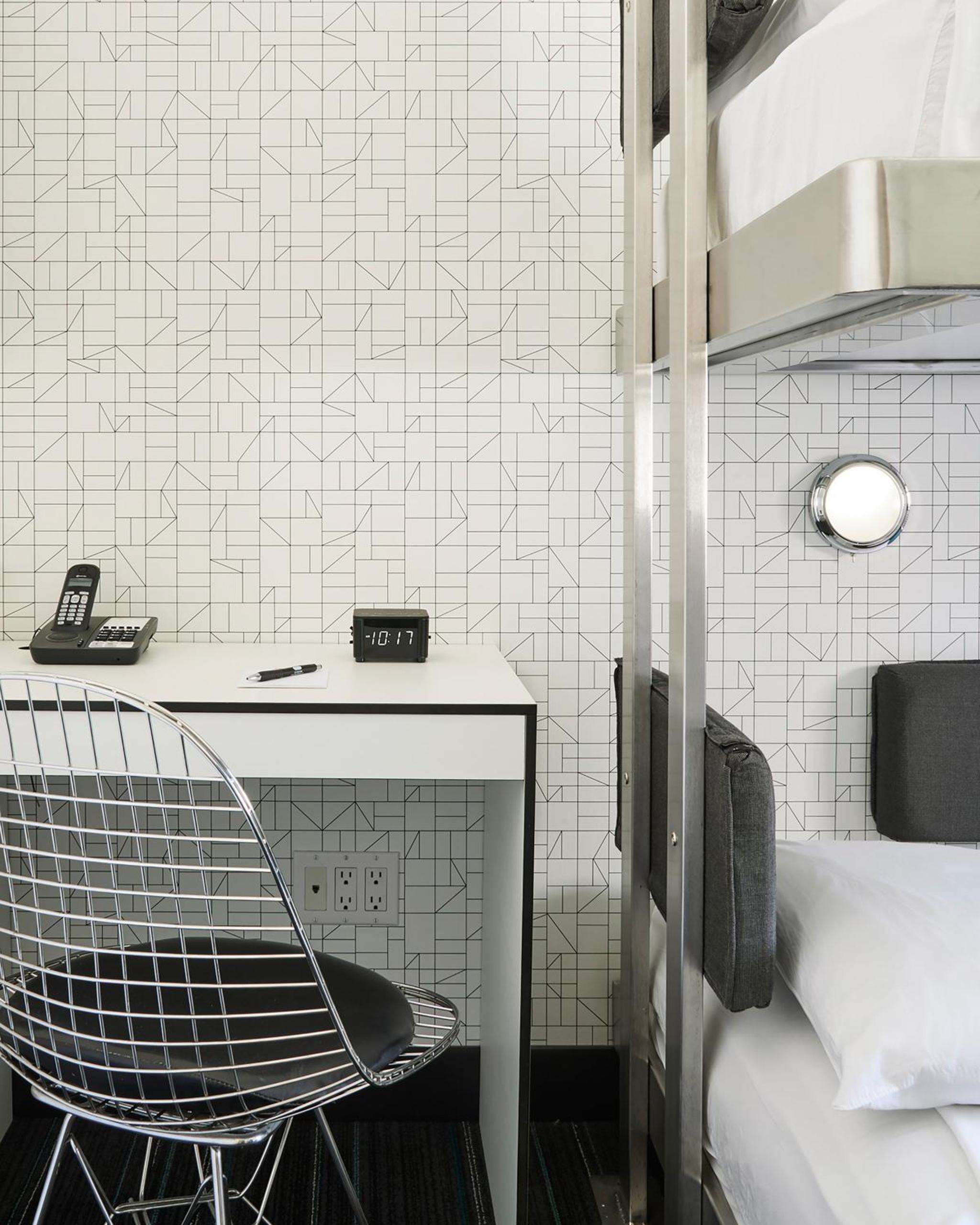 Bunk Pod with Shared Bathroom