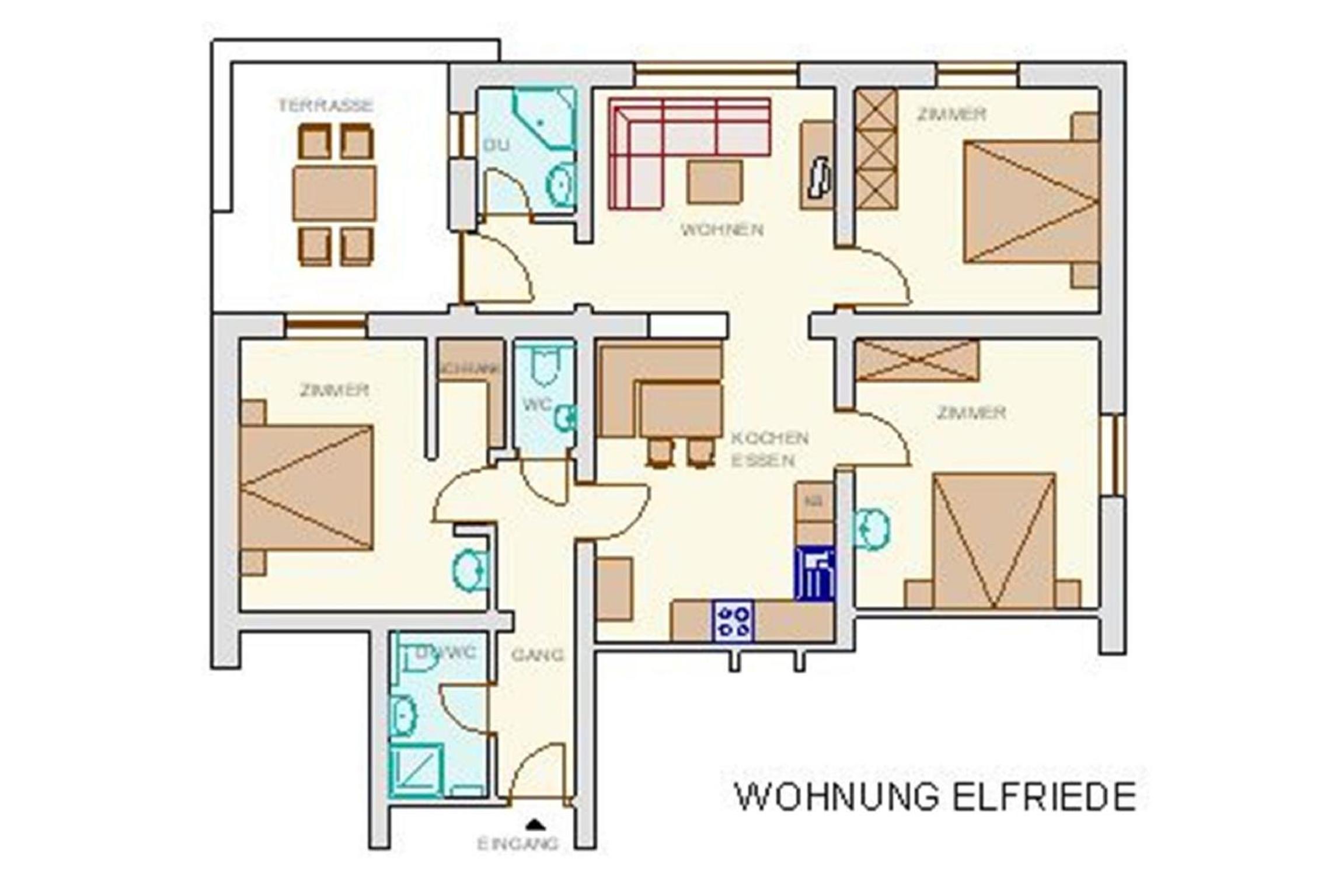 Three-Bedroom Apartment (3) photo 2
