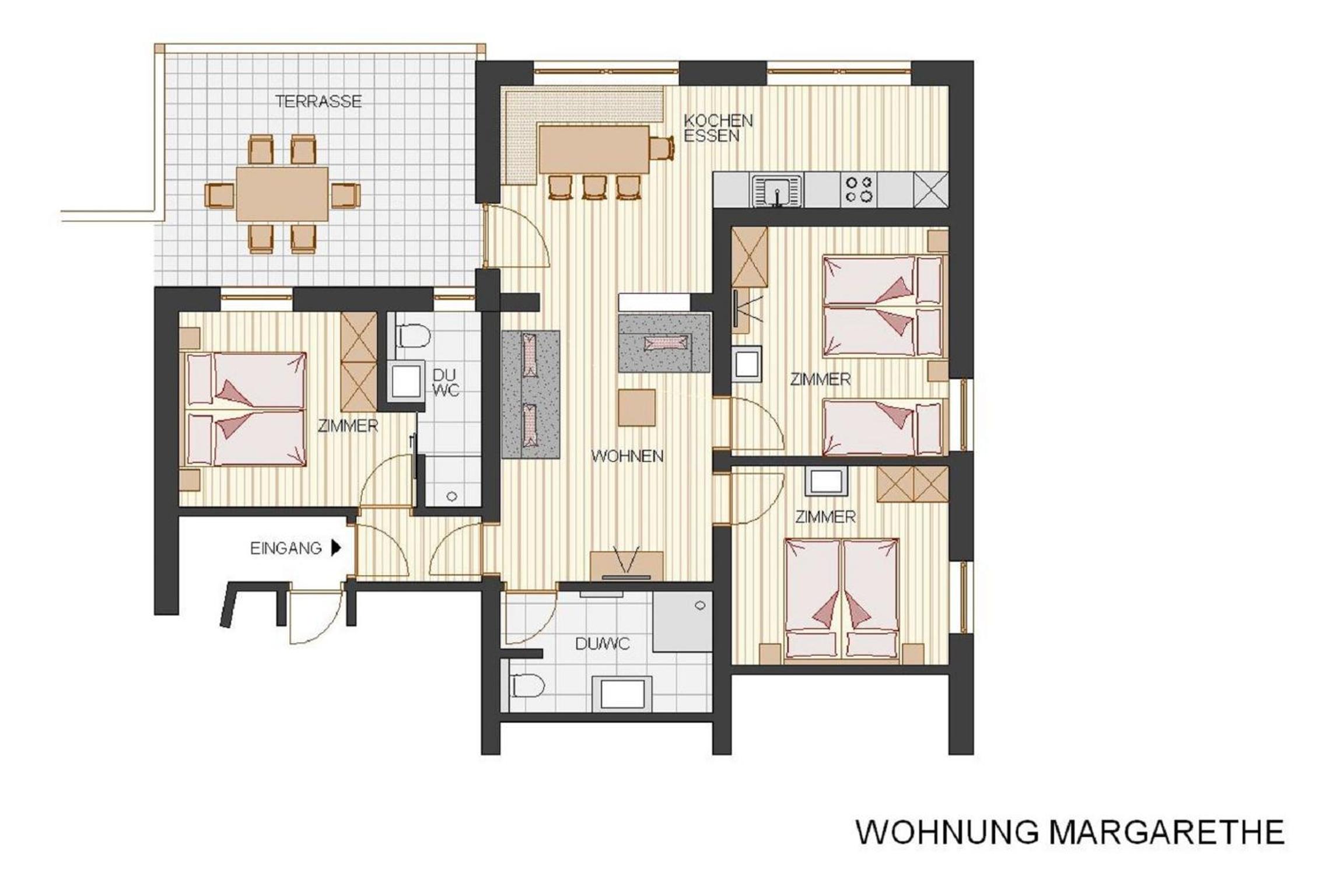 Three-Bedroom Apartment (2) photo 3