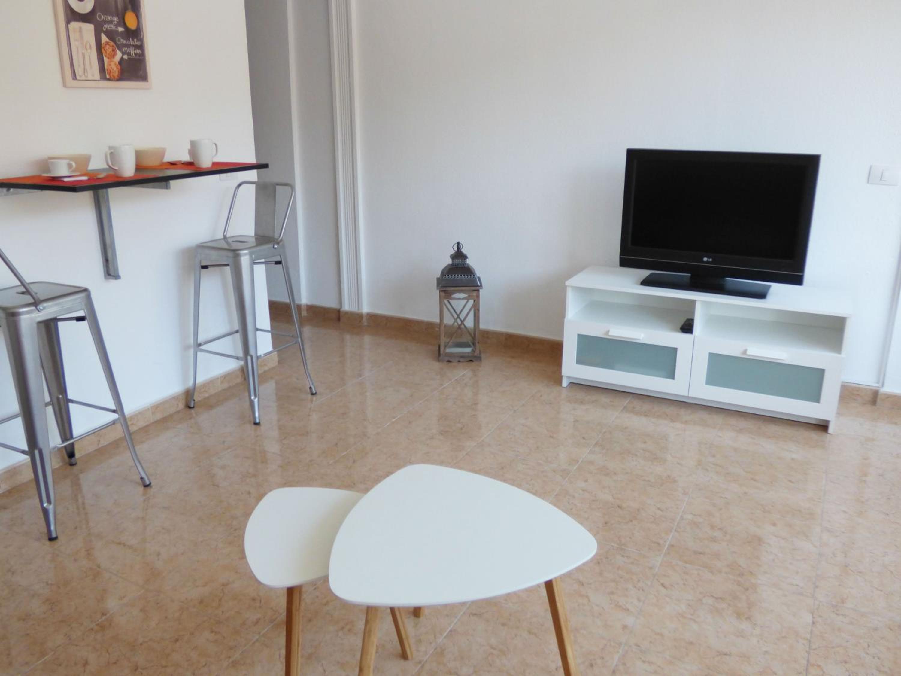 Apartamento con vista a la piscina
