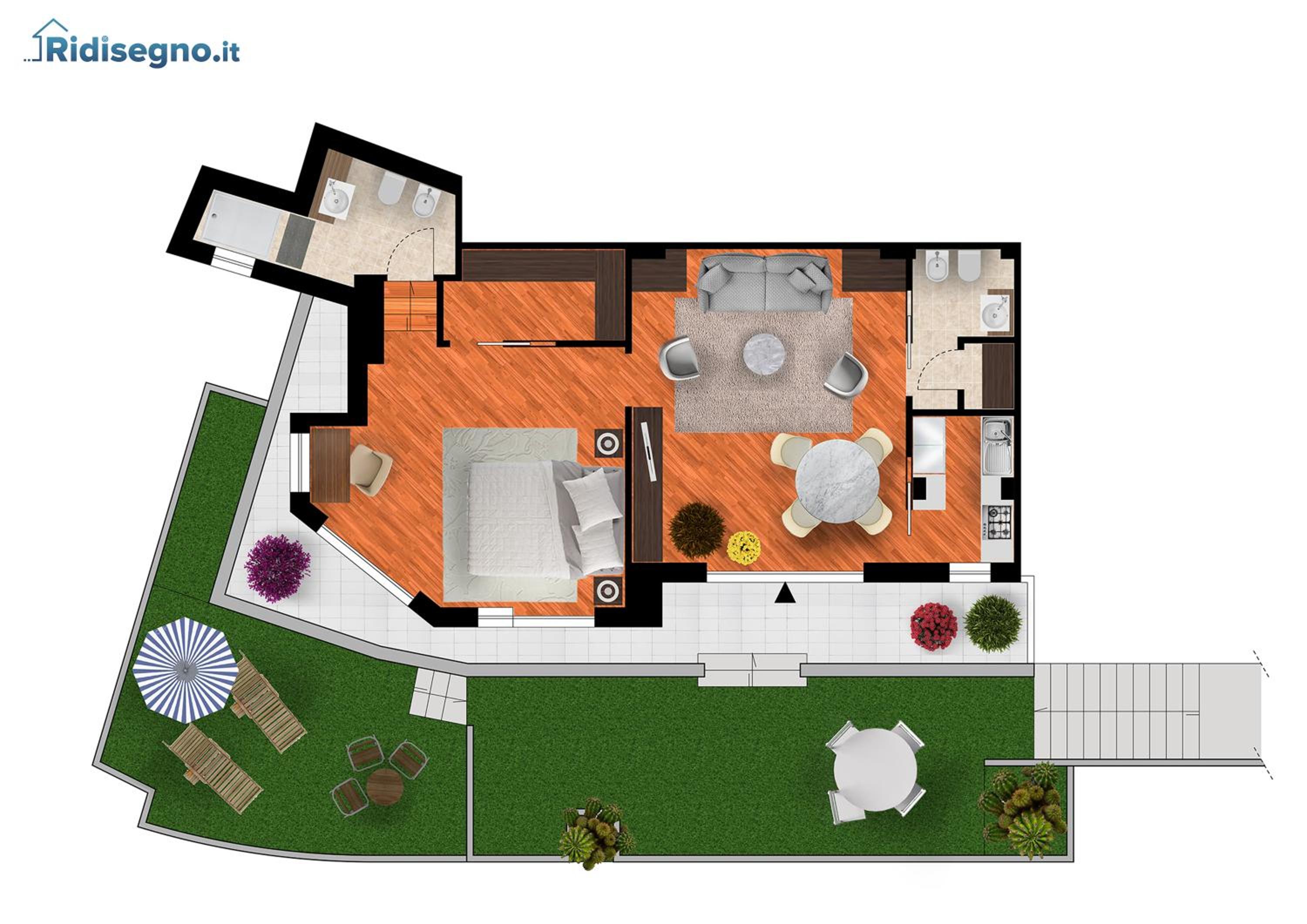 One-Bedroom Apartment with Sea View - Separate Building, photo 6