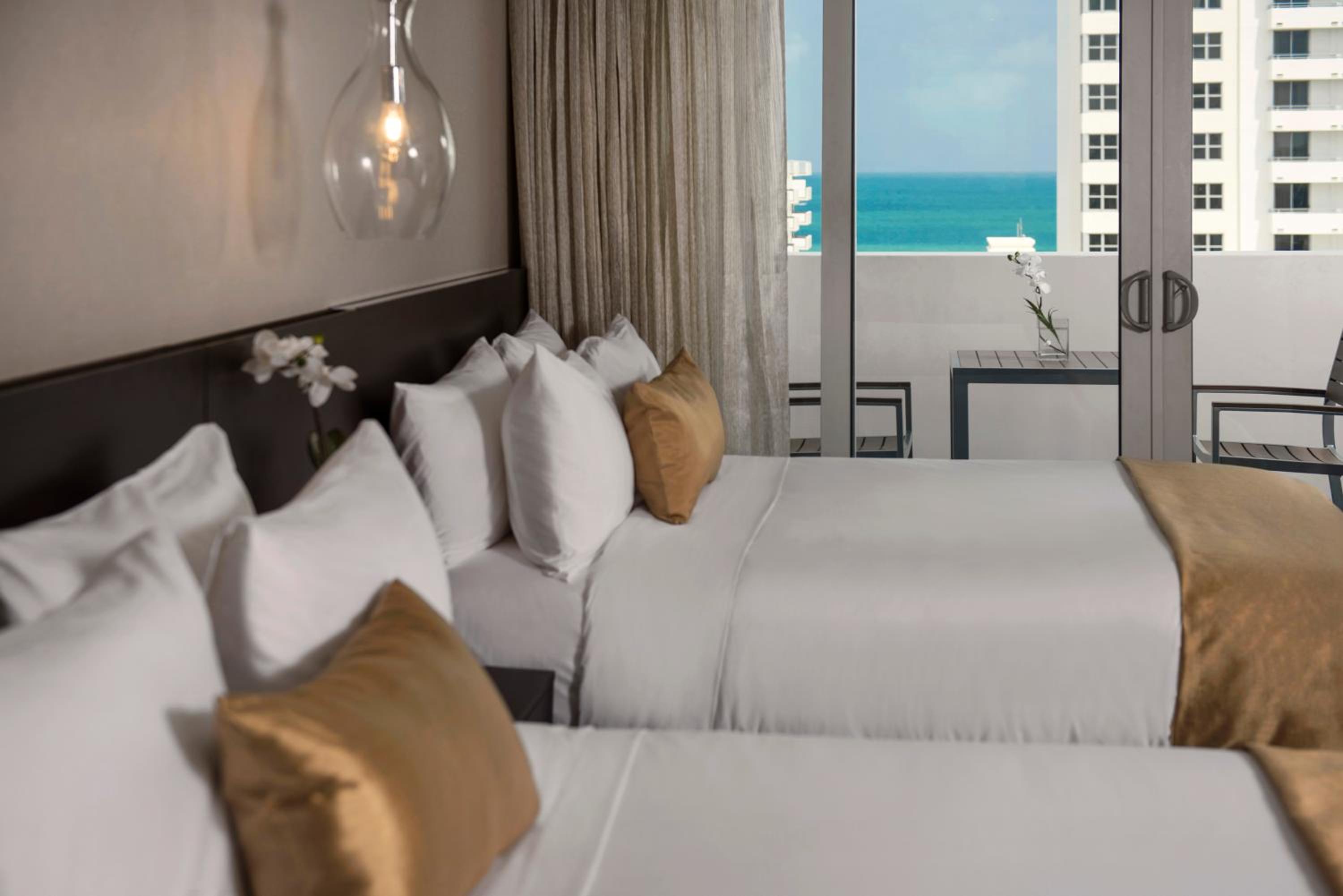 Side Ocean View with Balcony Double Queen