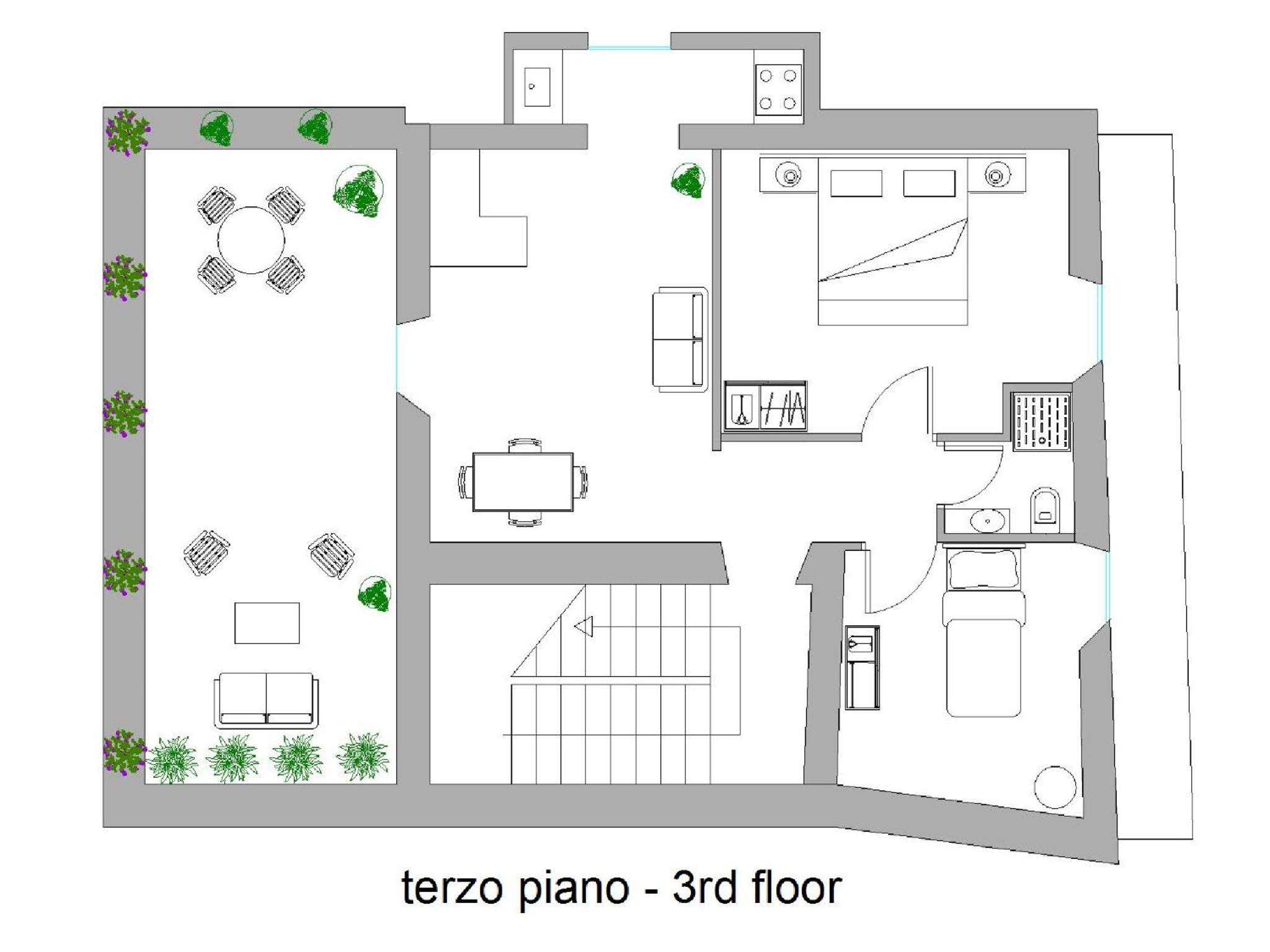 Apartment with Terrace - Photo 2