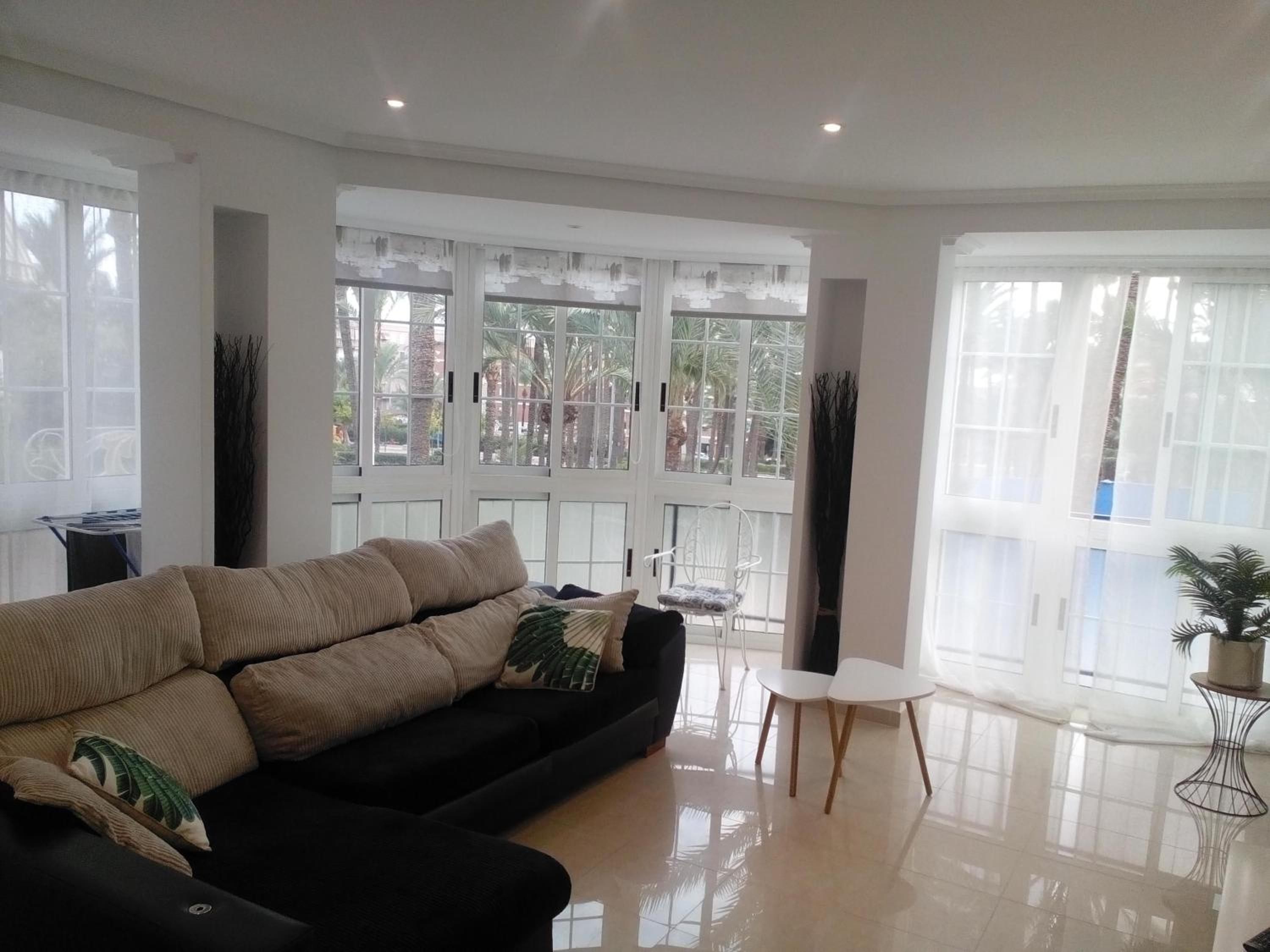 Apartamento con vista al jardín