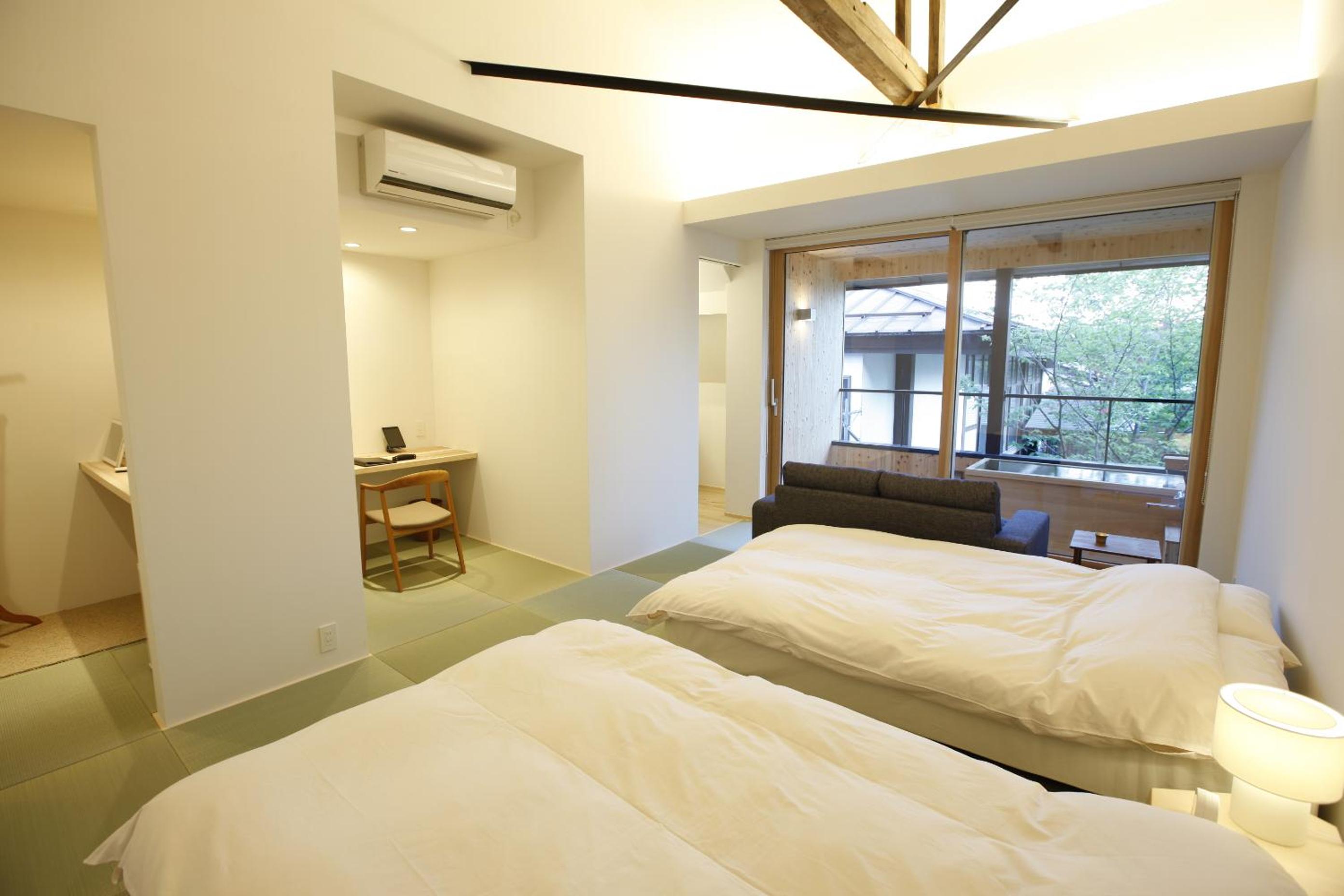 Twin Room with Garden View and Open-Air Bath - Second Floor photo 1