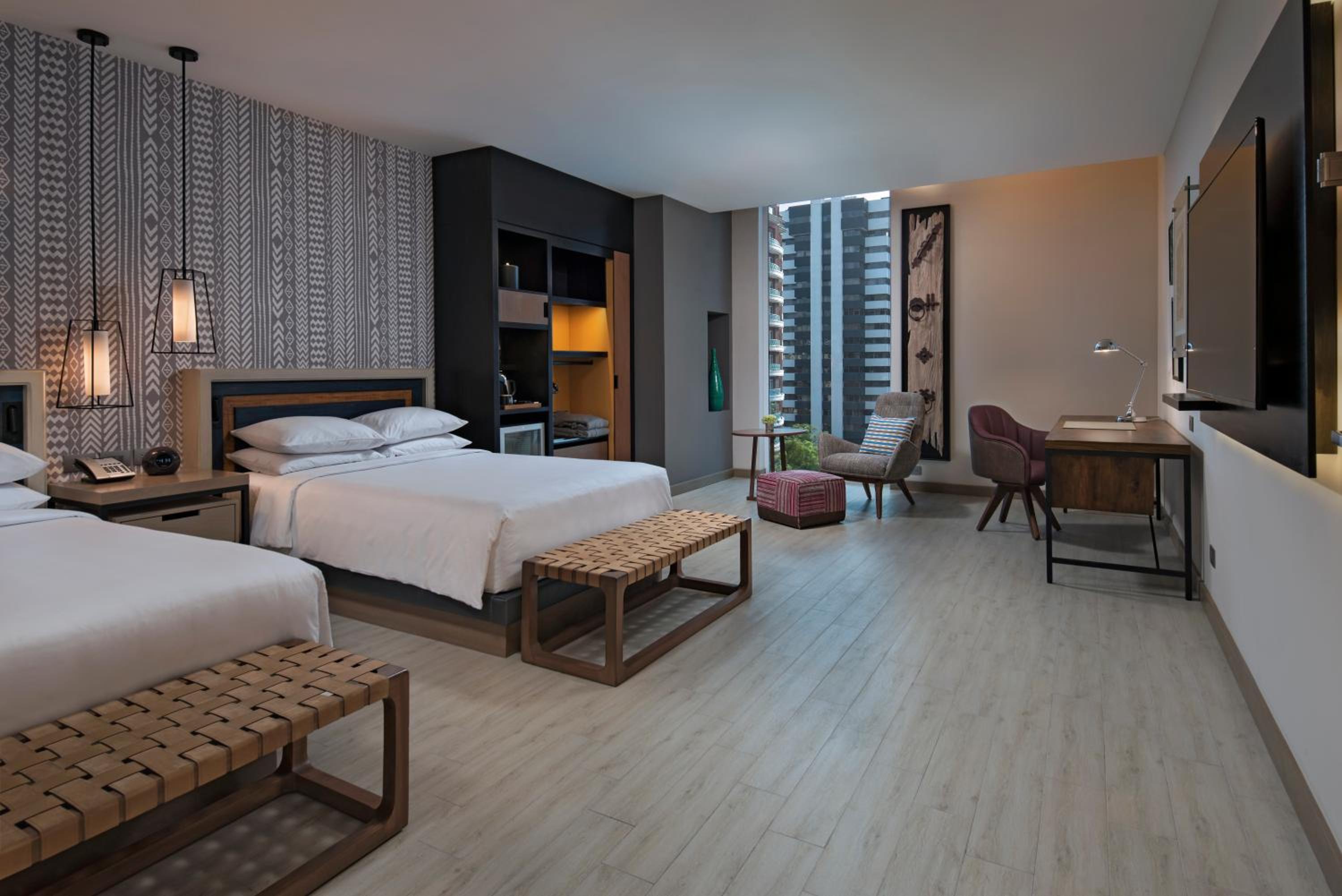 Twin Room with Atrium View