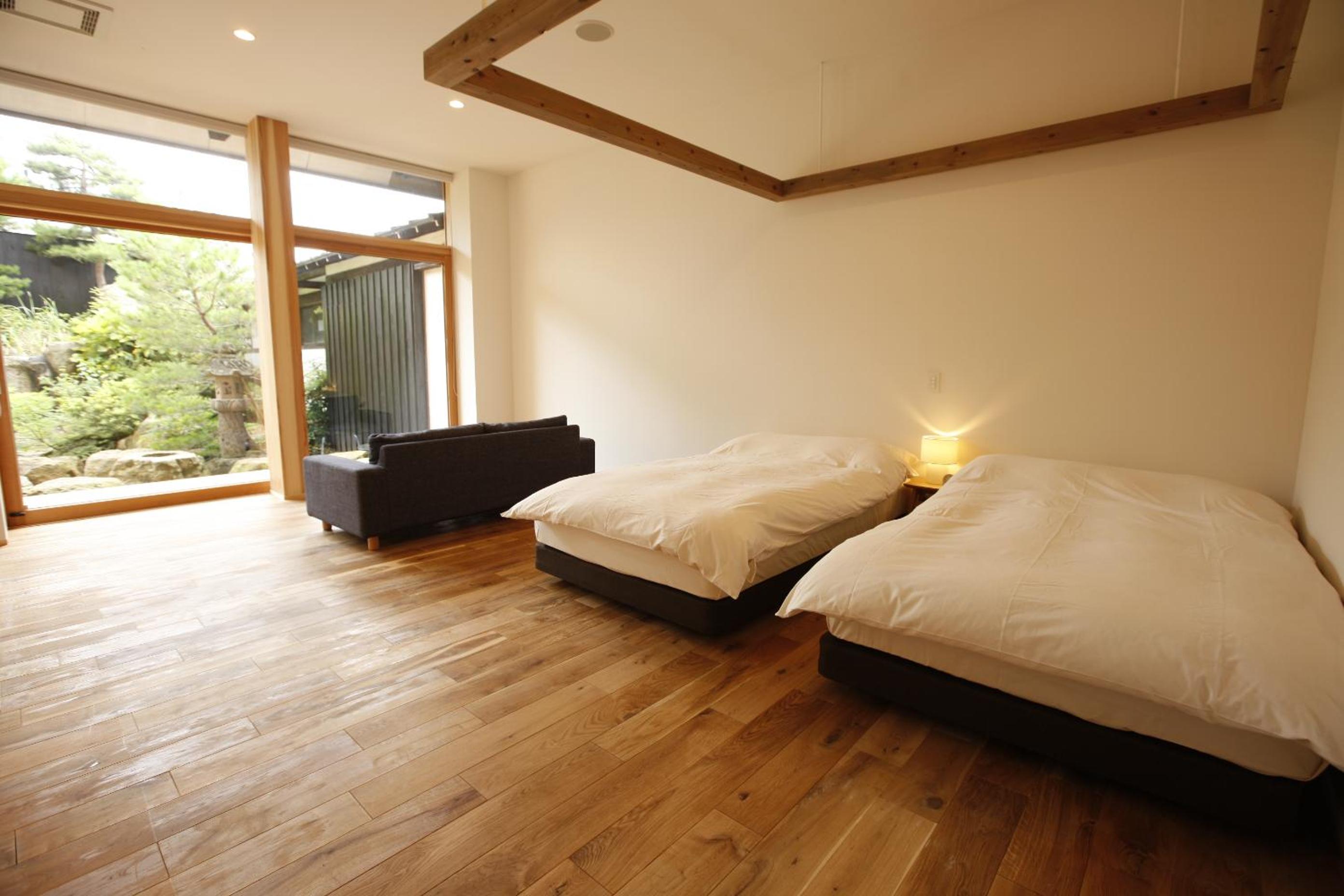 Superior Triple Room with Garden View and Open-Air Bath