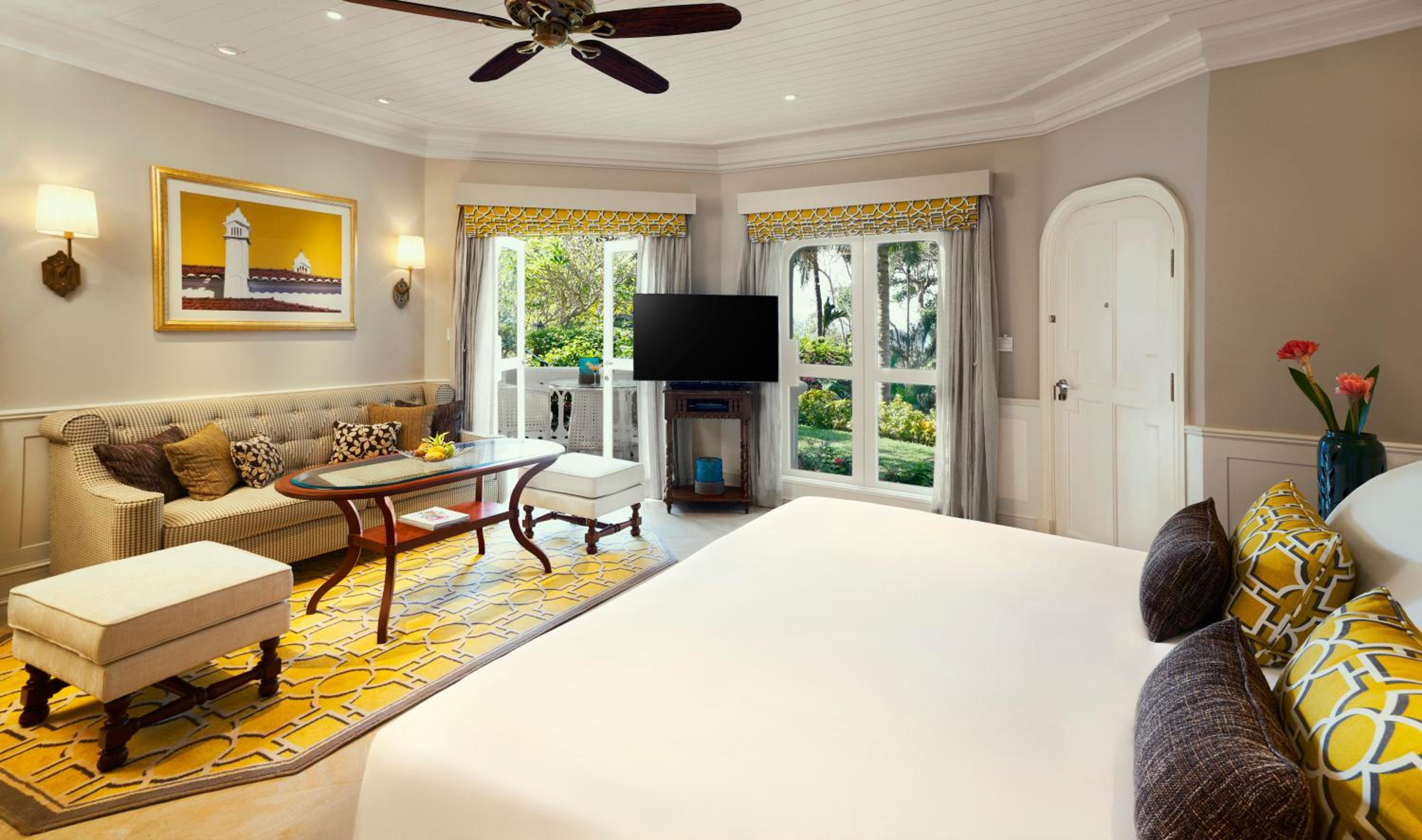 Aguada Cottage Sea View – Twin Bed – 15% Discount on Food & Beverages, SPA at Taj Fort Aguada Resort & Spa, Goa Aguada Cottage Sea View – Twin Bed – 15% Discount on Food & Beverages, SPA at Taj Fort Aguada Resort & Spa, Goa