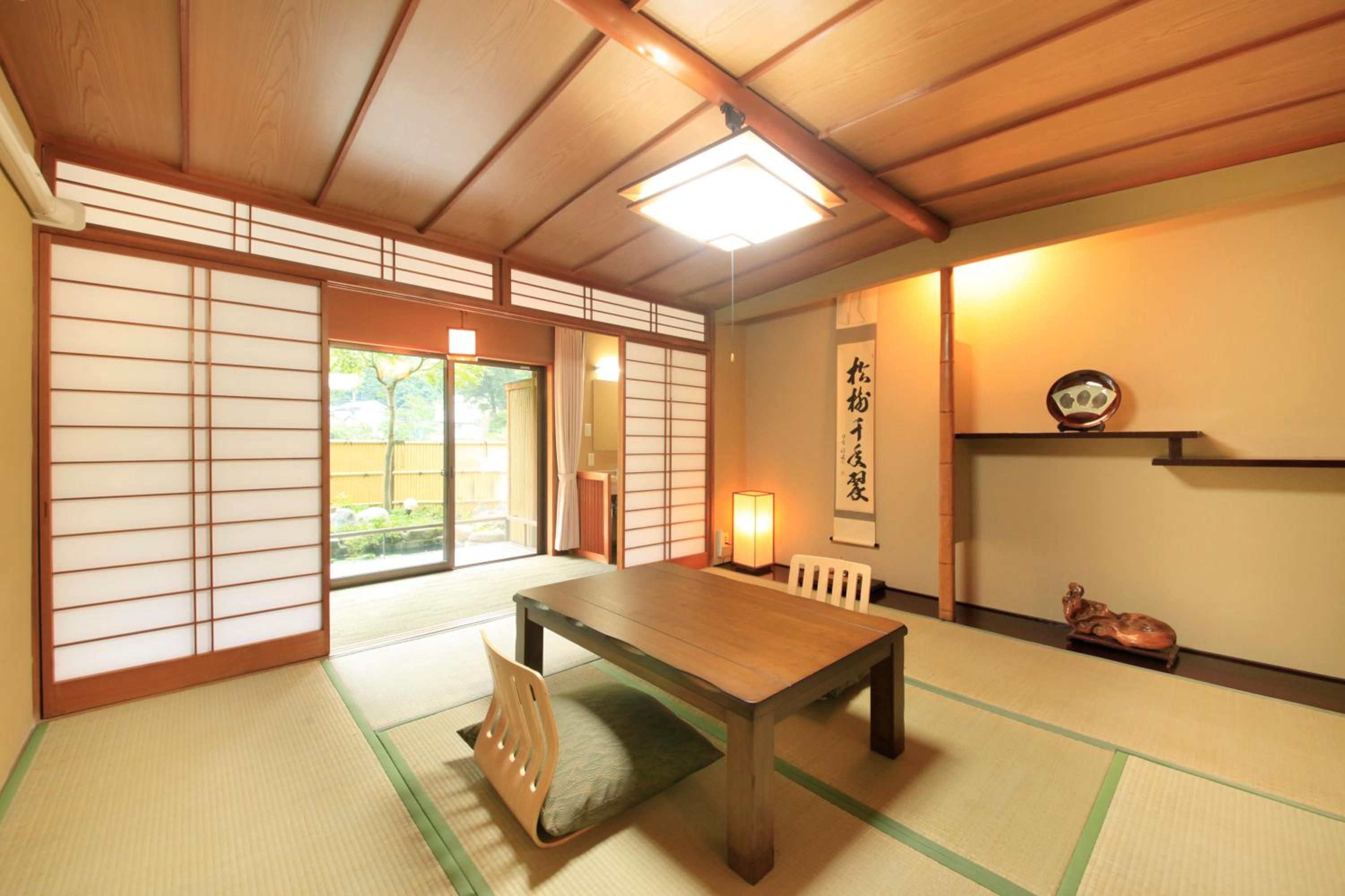 Japanese-Style Room with Open-Air Bath