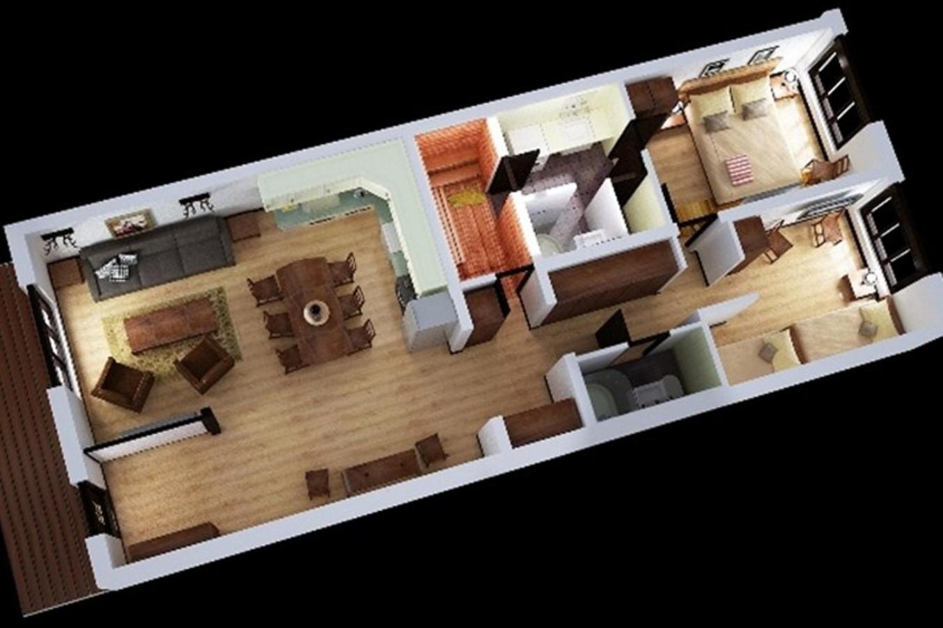 Two-Bedroom Apartment Groundfloor with Sauna photo 3