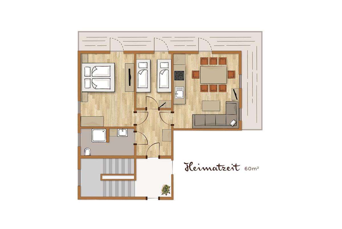 Two-Bedroom Apartment with Balcony - Annex photo 3
