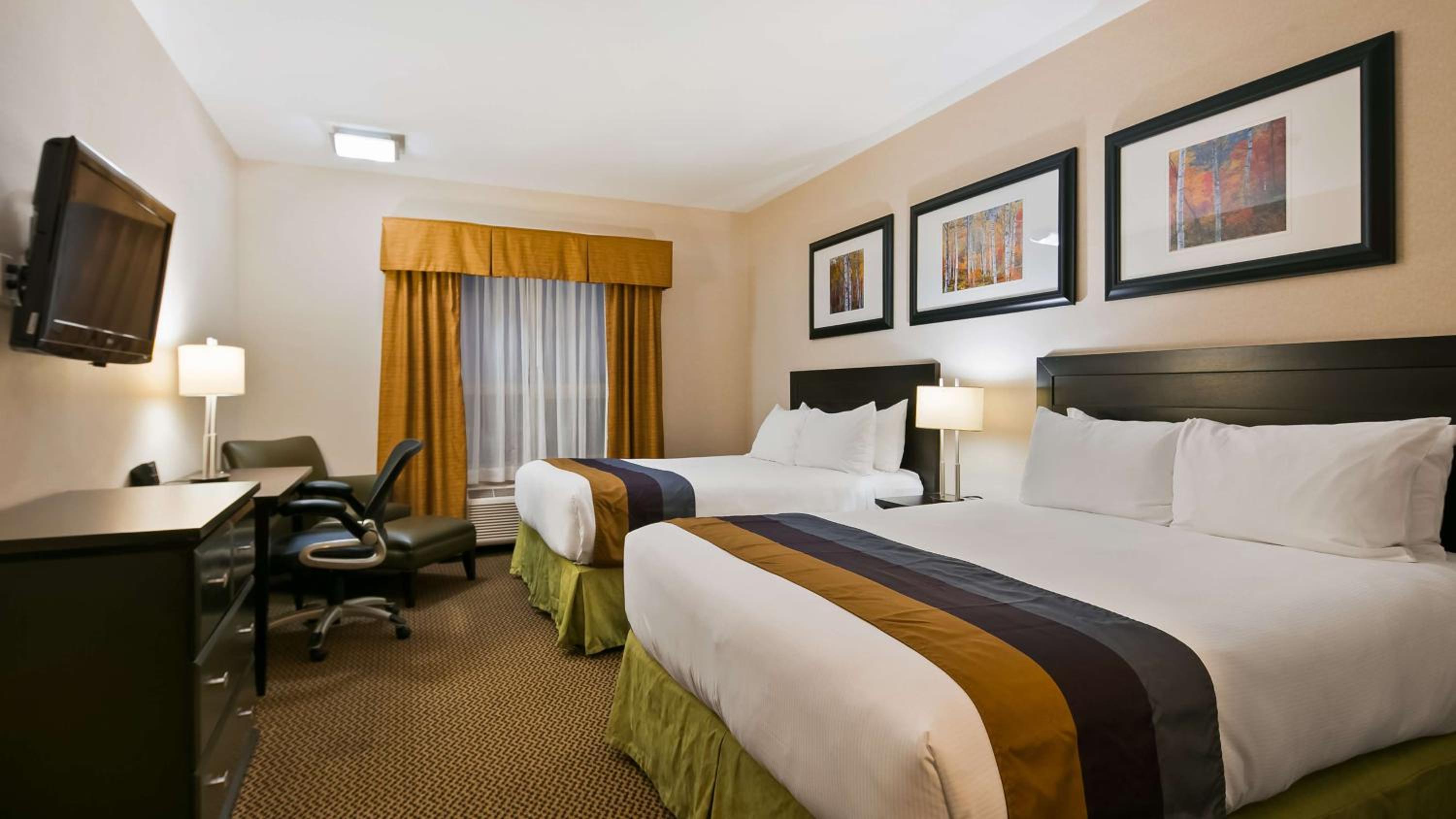 Queen Room with Two Queen Beds - Shower Only photo 3