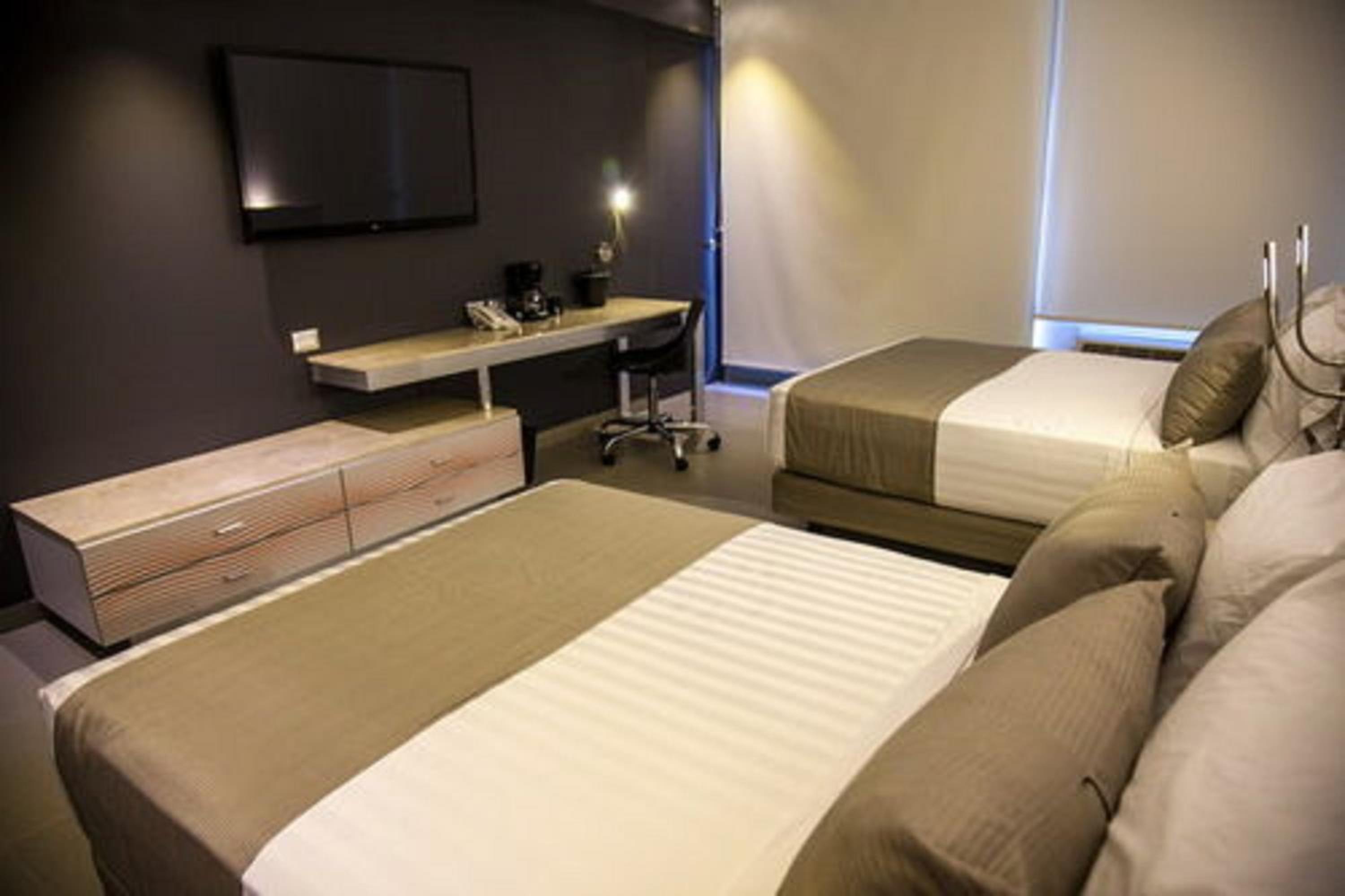 Double Room with Two Double Beds with Balcony