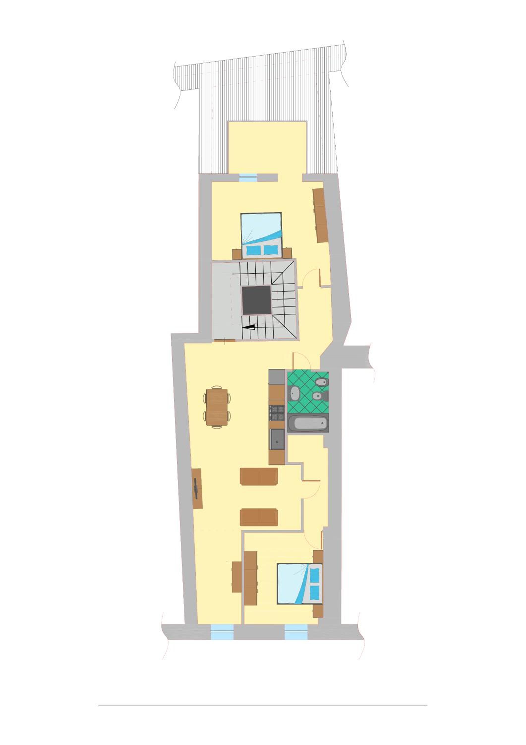 Two-Bedroom Apartment with Terrace photo 2
