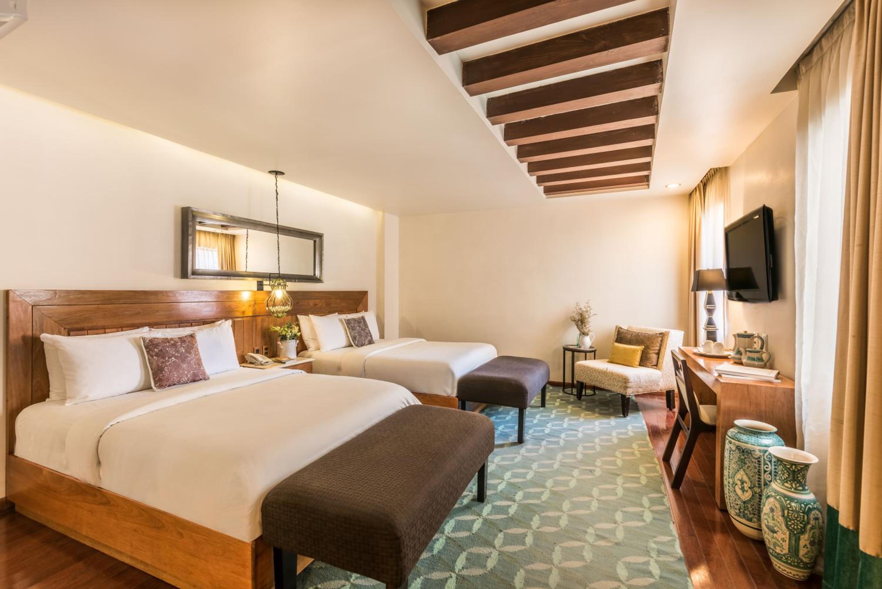Deluxe Double Room with Two Double Beds