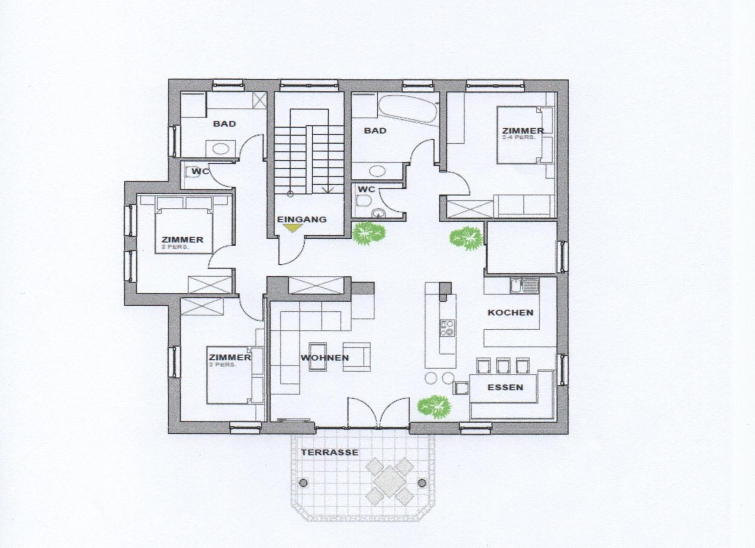 Three-Bedroom Apartment photo 2