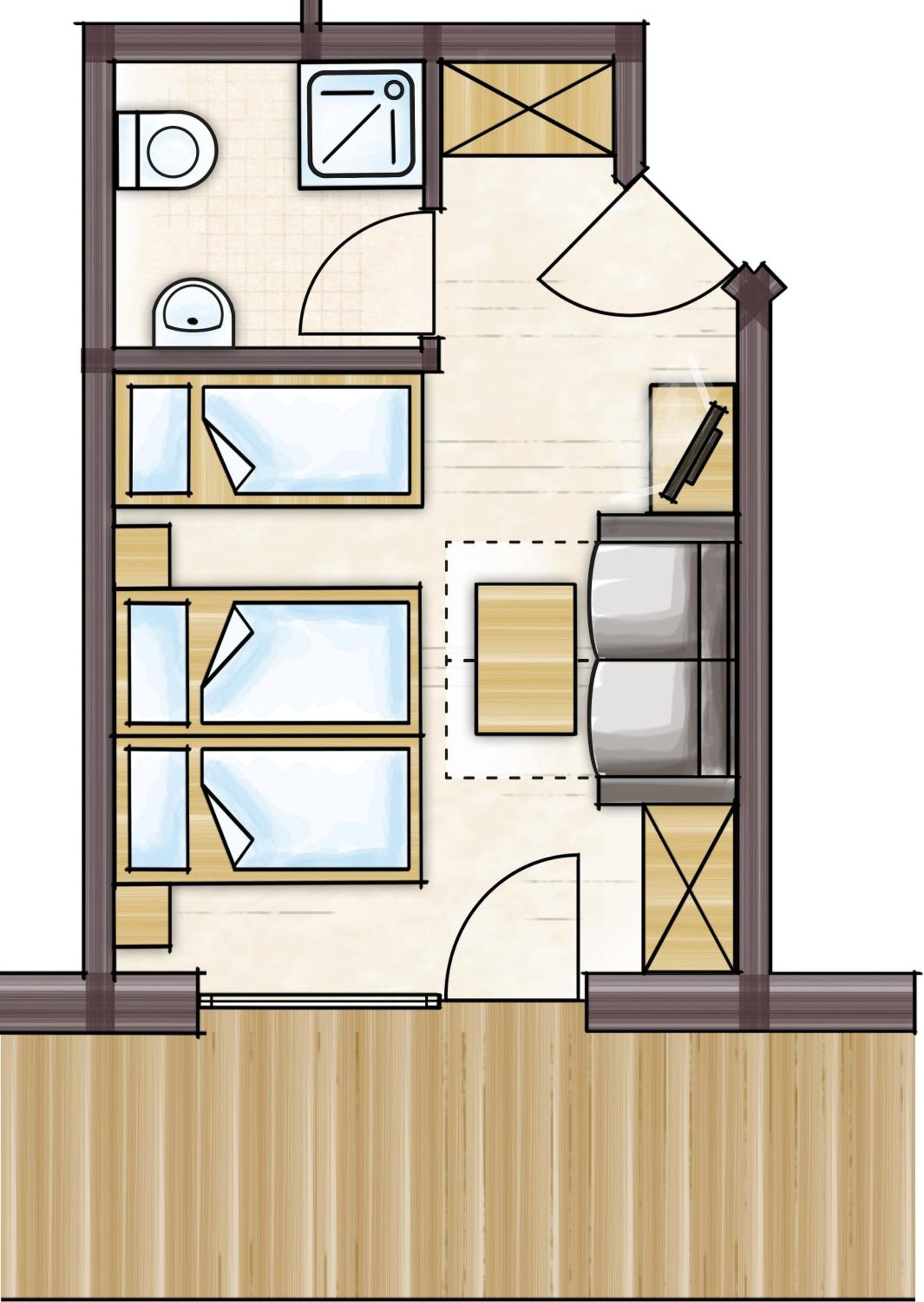 Double Room with Balcony photo 2