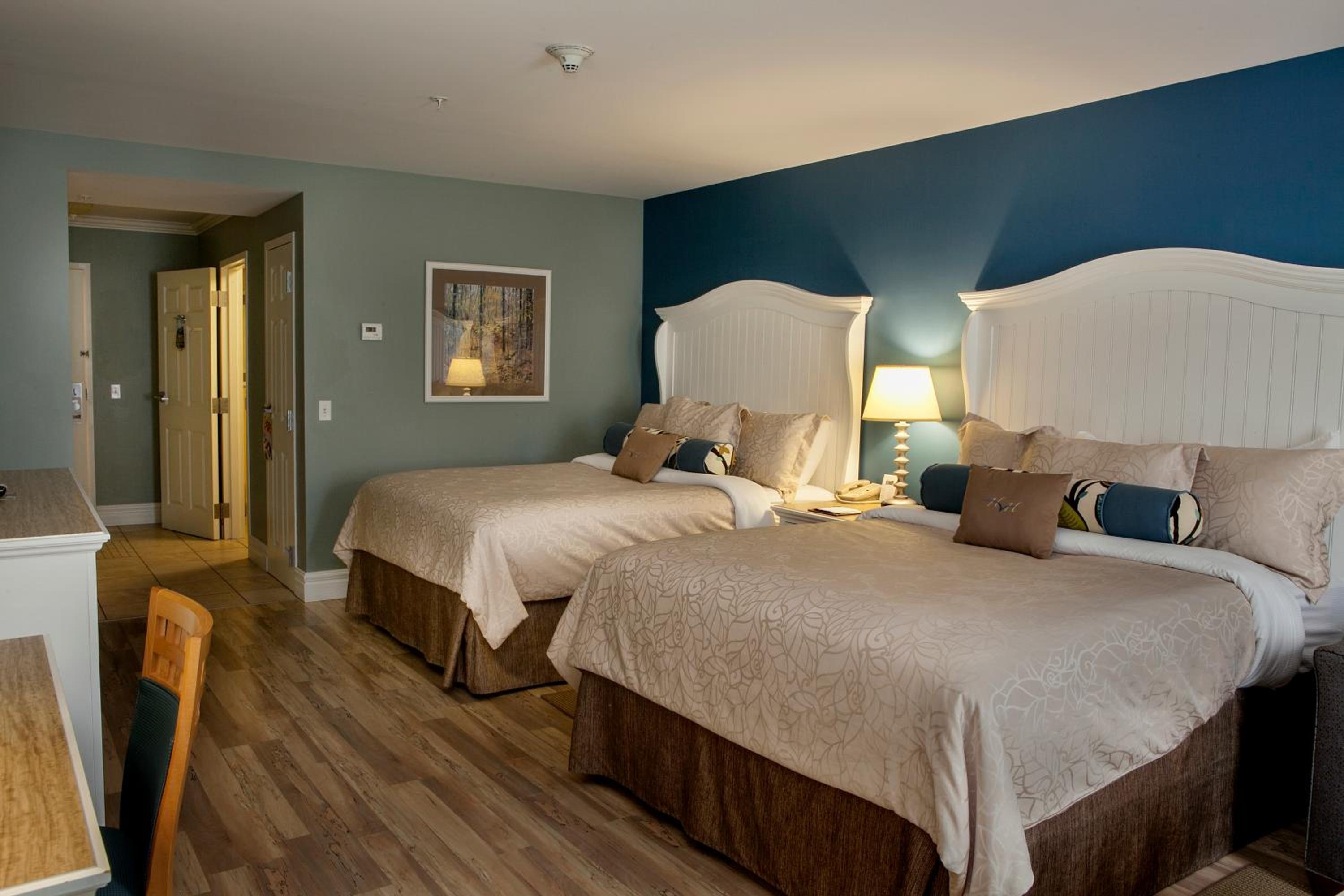 Queen Room with Two Queen Beds with Village View