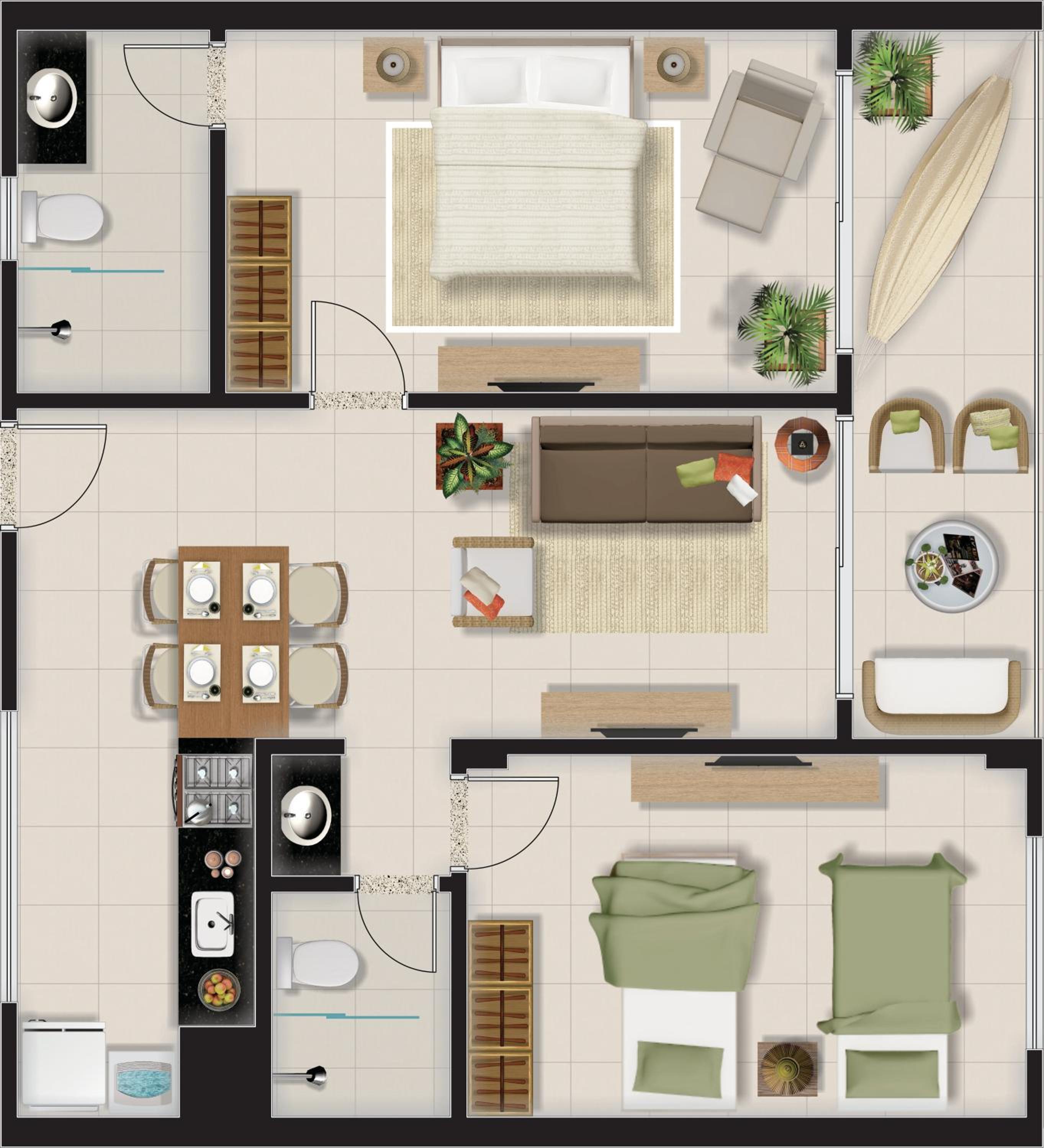 Apartment with Sea View photo 2