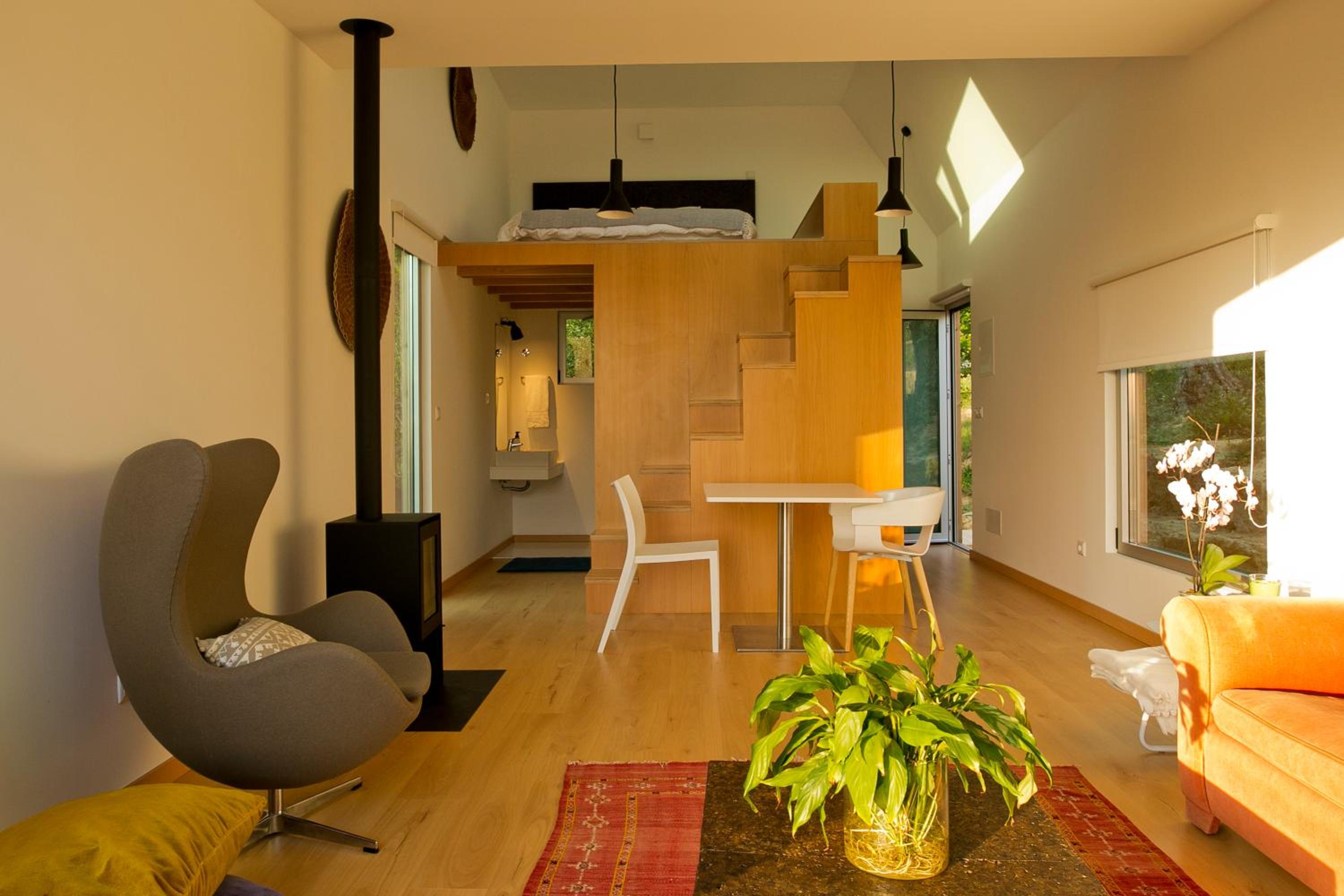 Casa de una habitación con vista al mar