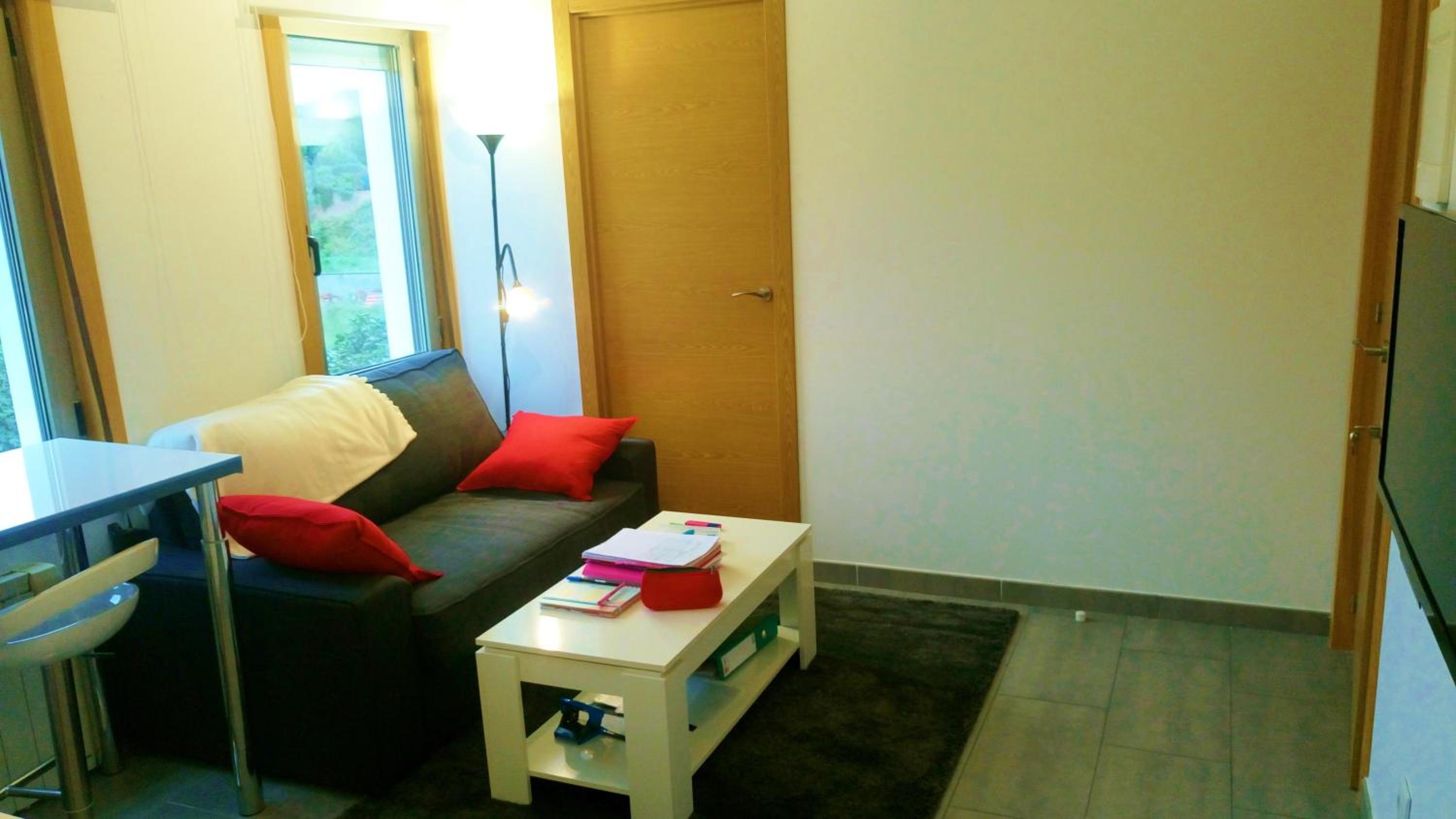 Apartamento con vista al jardín