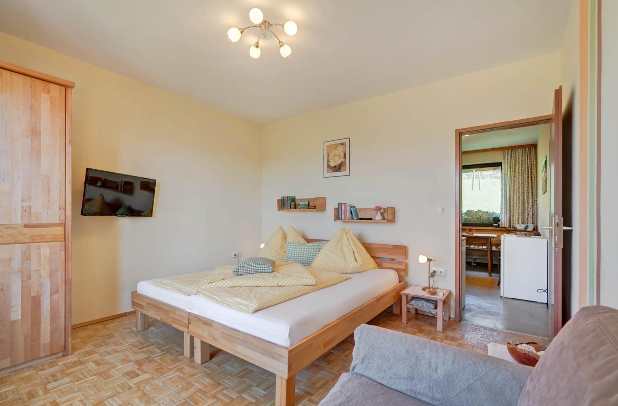 One-Bedroom Apartment with Balcony and Mountain View