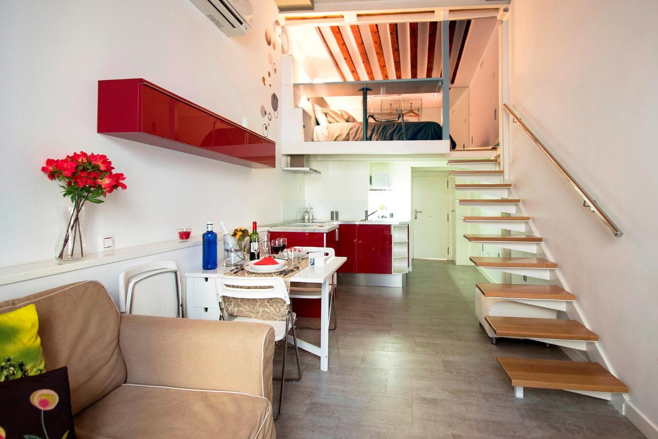 Apartamento con Balcón