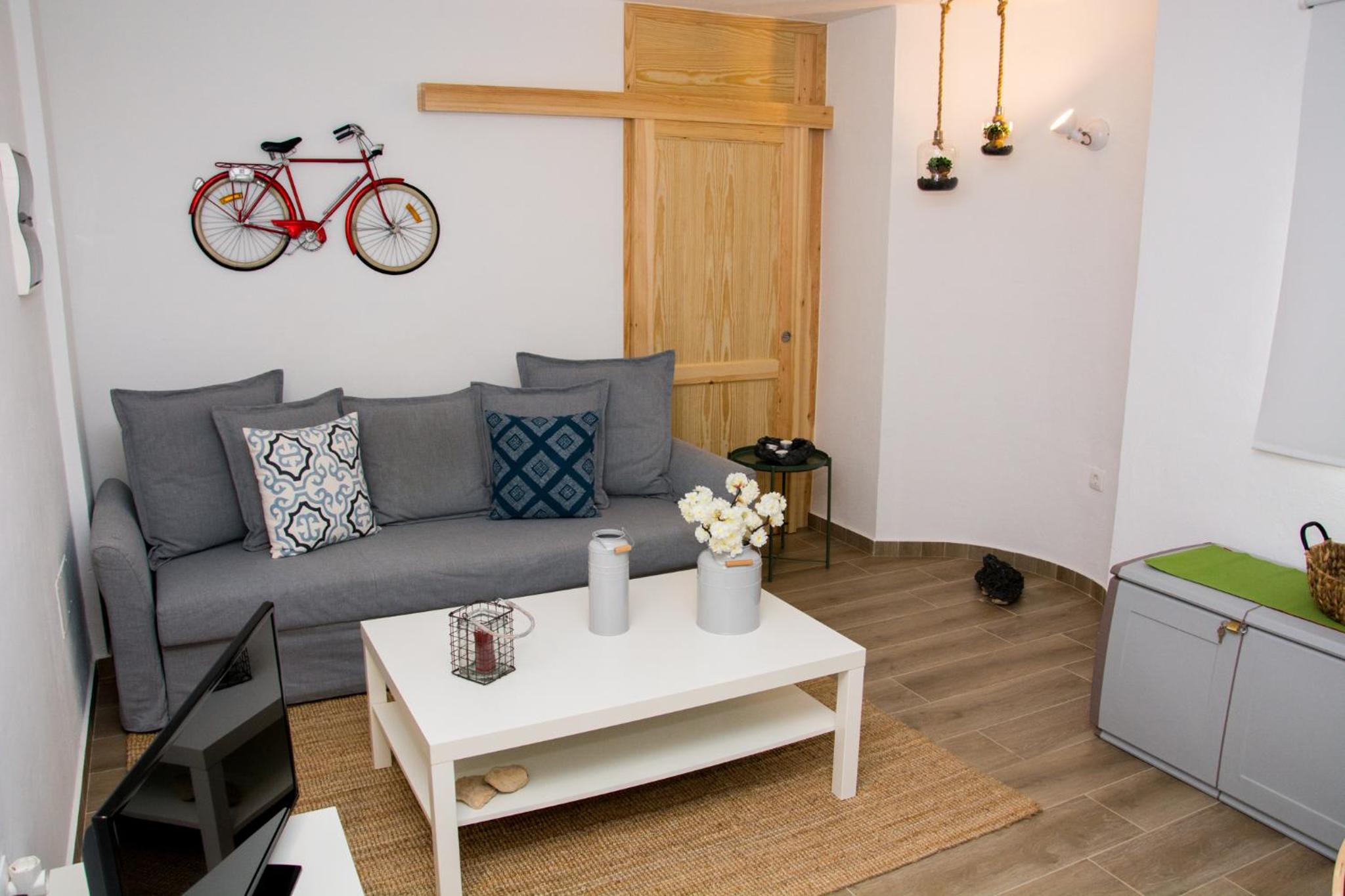 Apartamento con vista al jardín