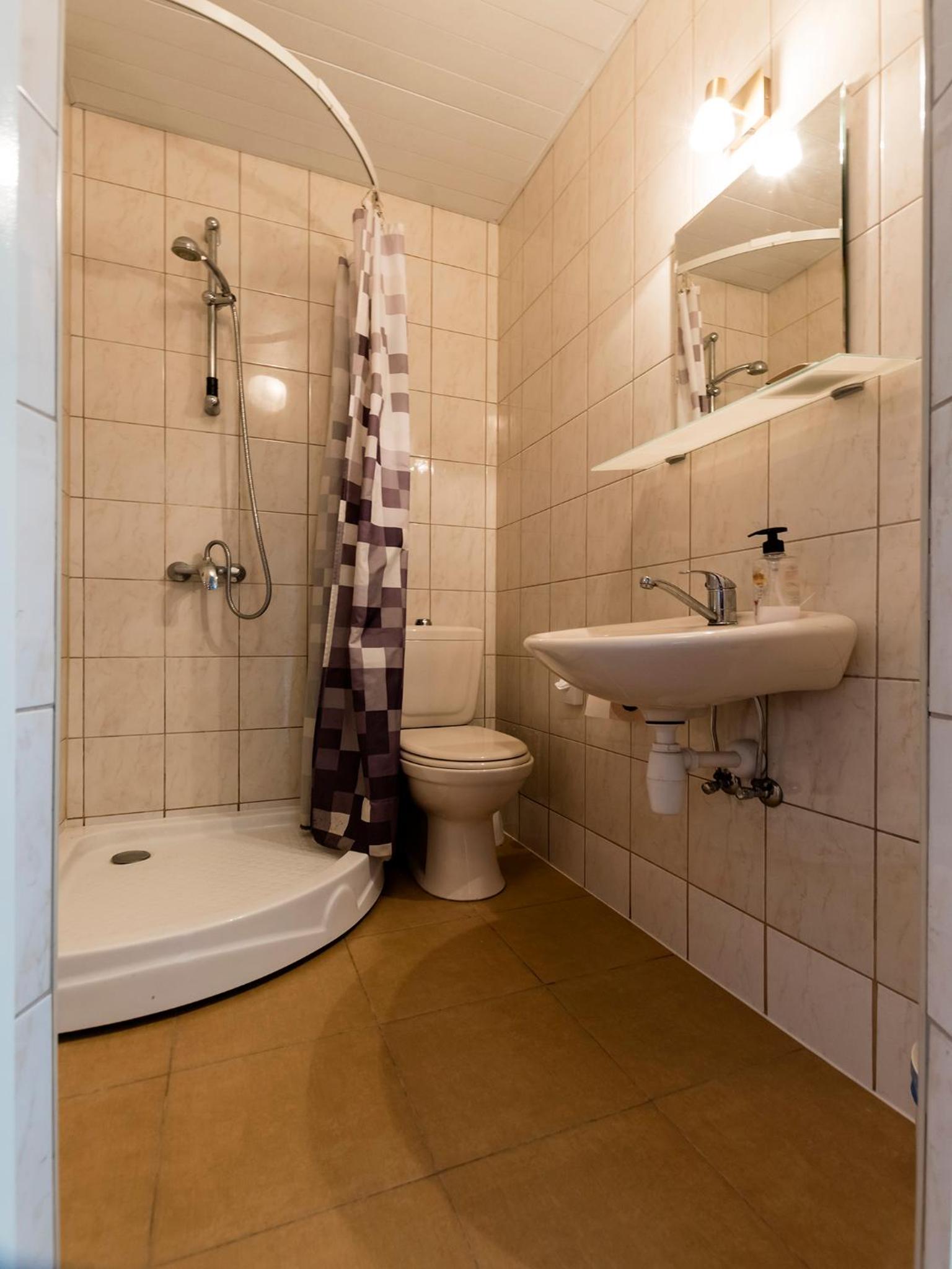 Family Room With Private Shower