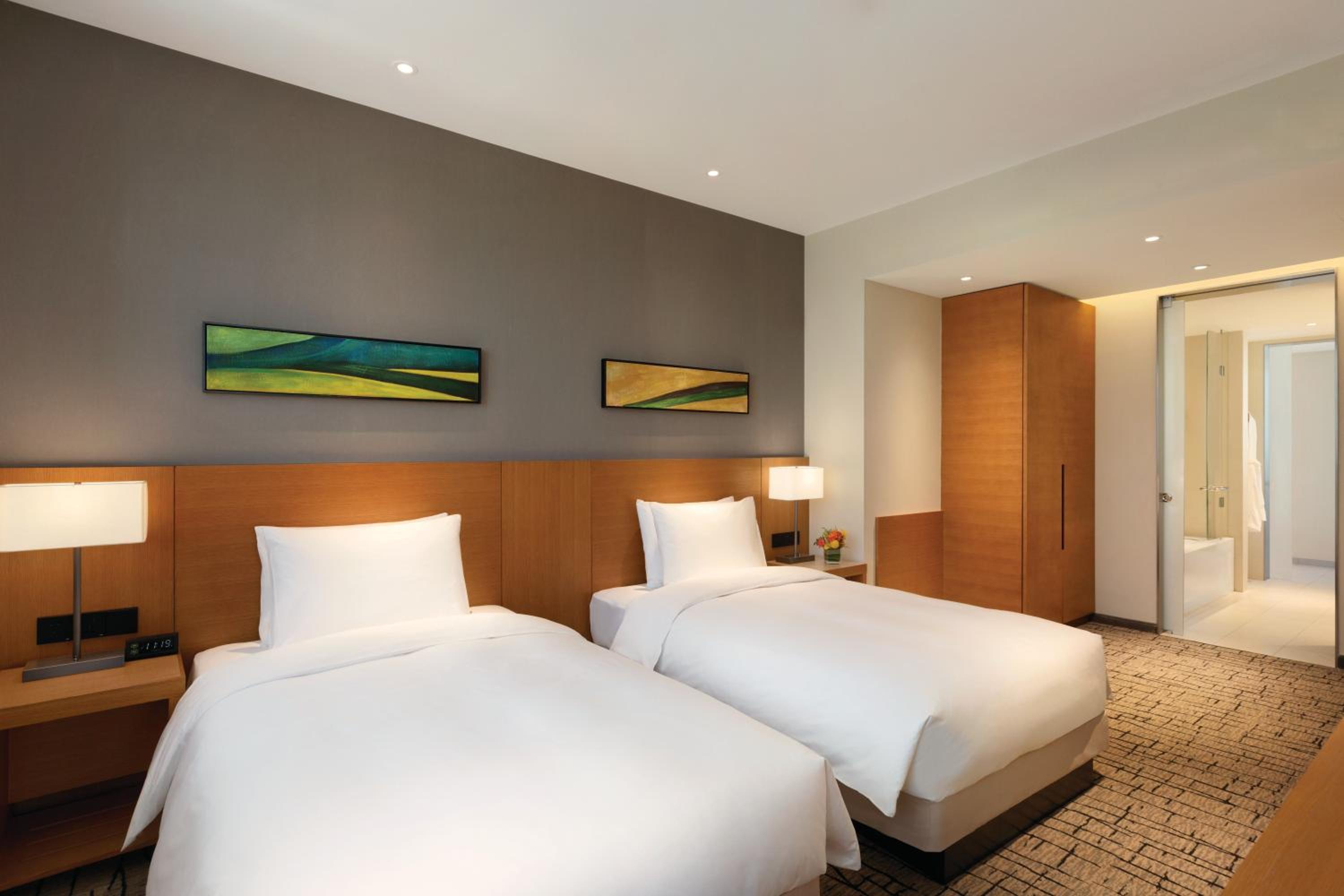 Twin Room with Sofa Bed and View