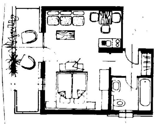 Studio with Balcony photo 2