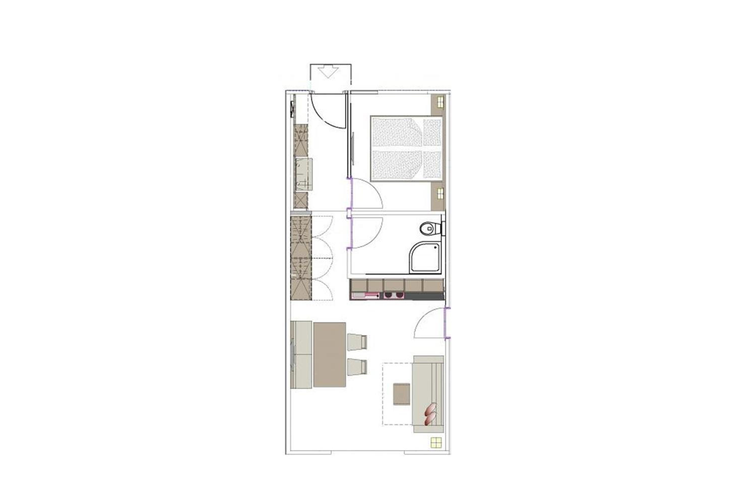 One-Bedroom Apartment photo 2