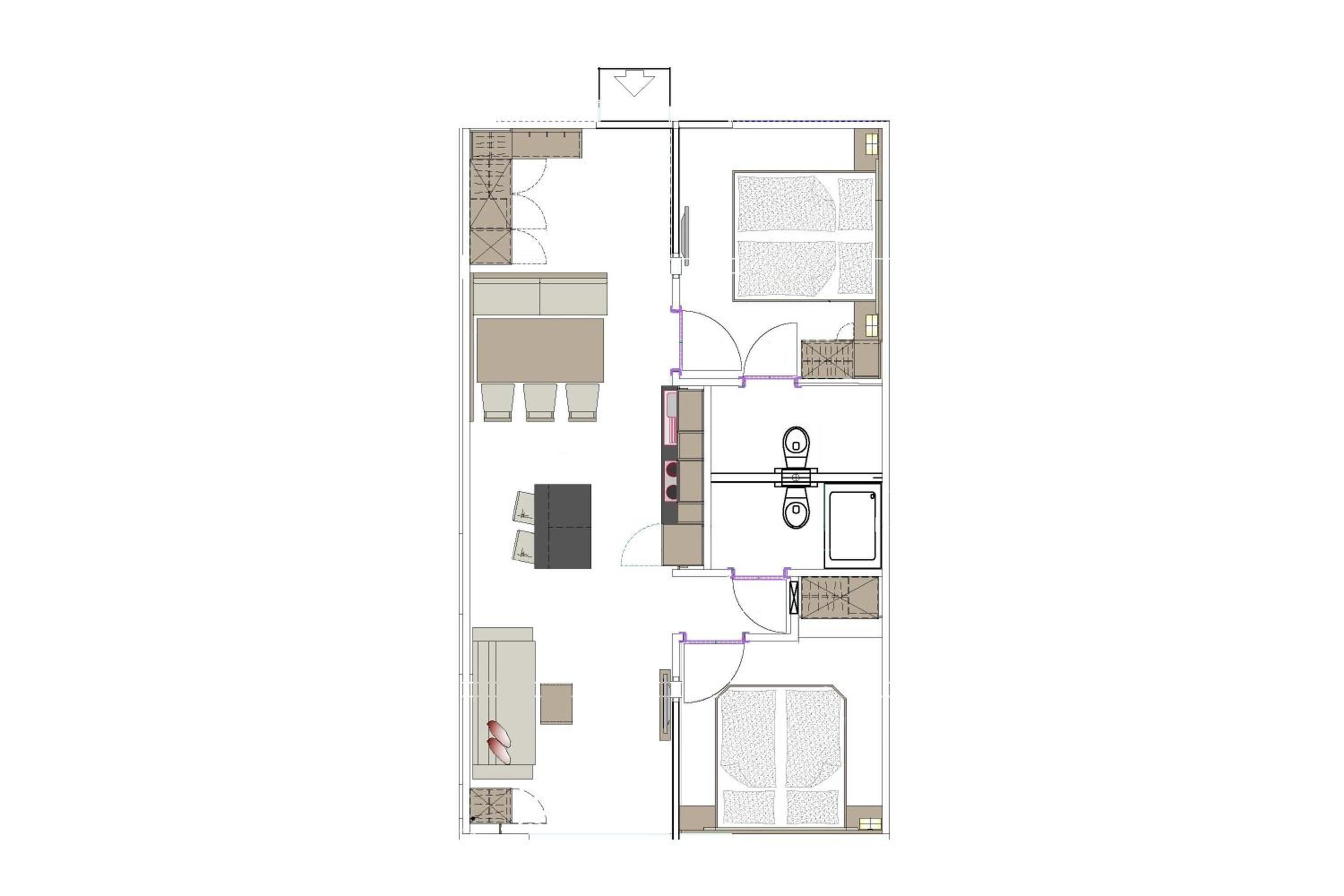 Two-Bedroom Apartment photo 2