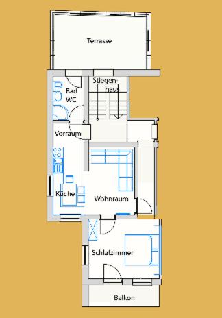 One-Bedroom Apartment with Balcony and Terrace - Photo 6