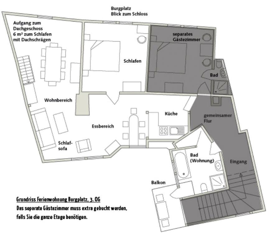 One-Bedroom Apartment - Burgplatz 1 photo 3