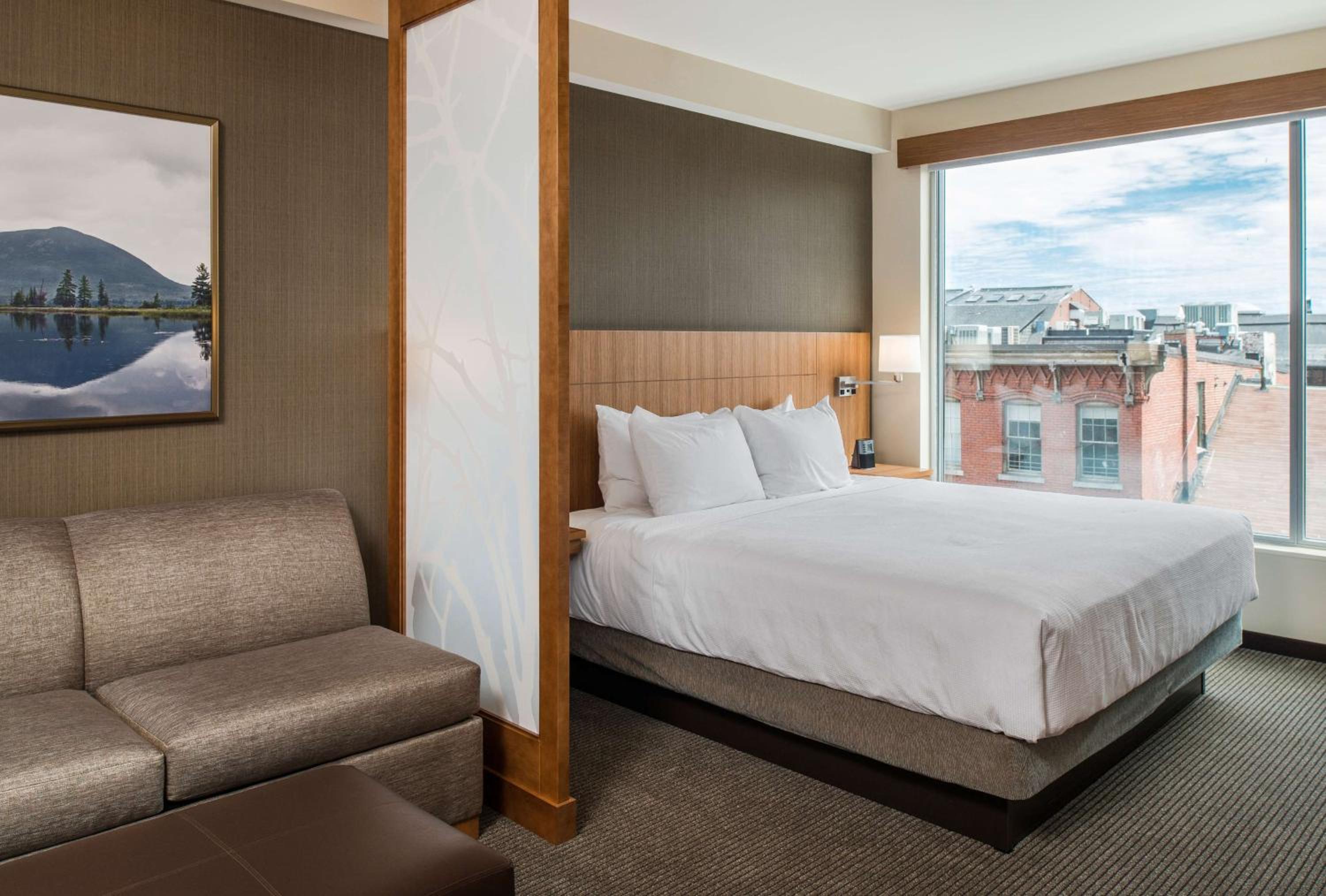 One-Bedroom King Suite with Sofa Bed, Balcony and Bay View