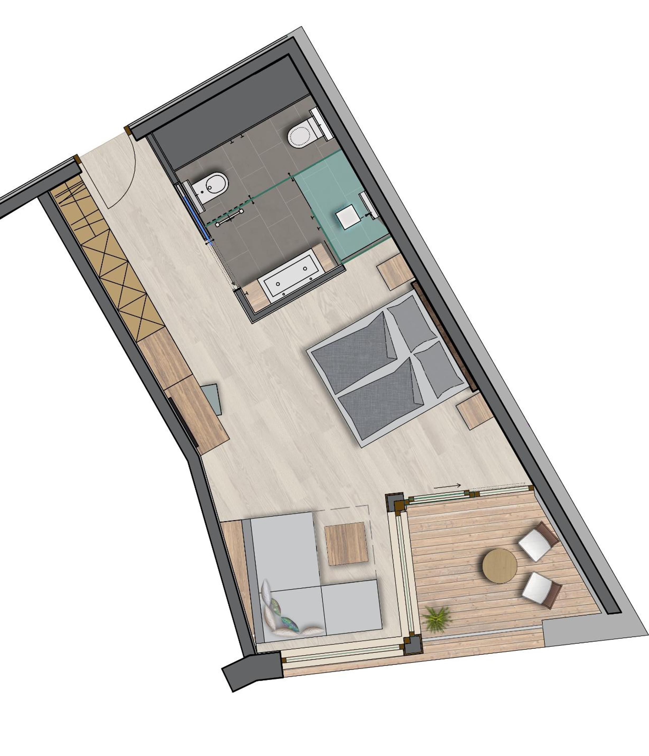 Superior Double Room with Valley View photo 2