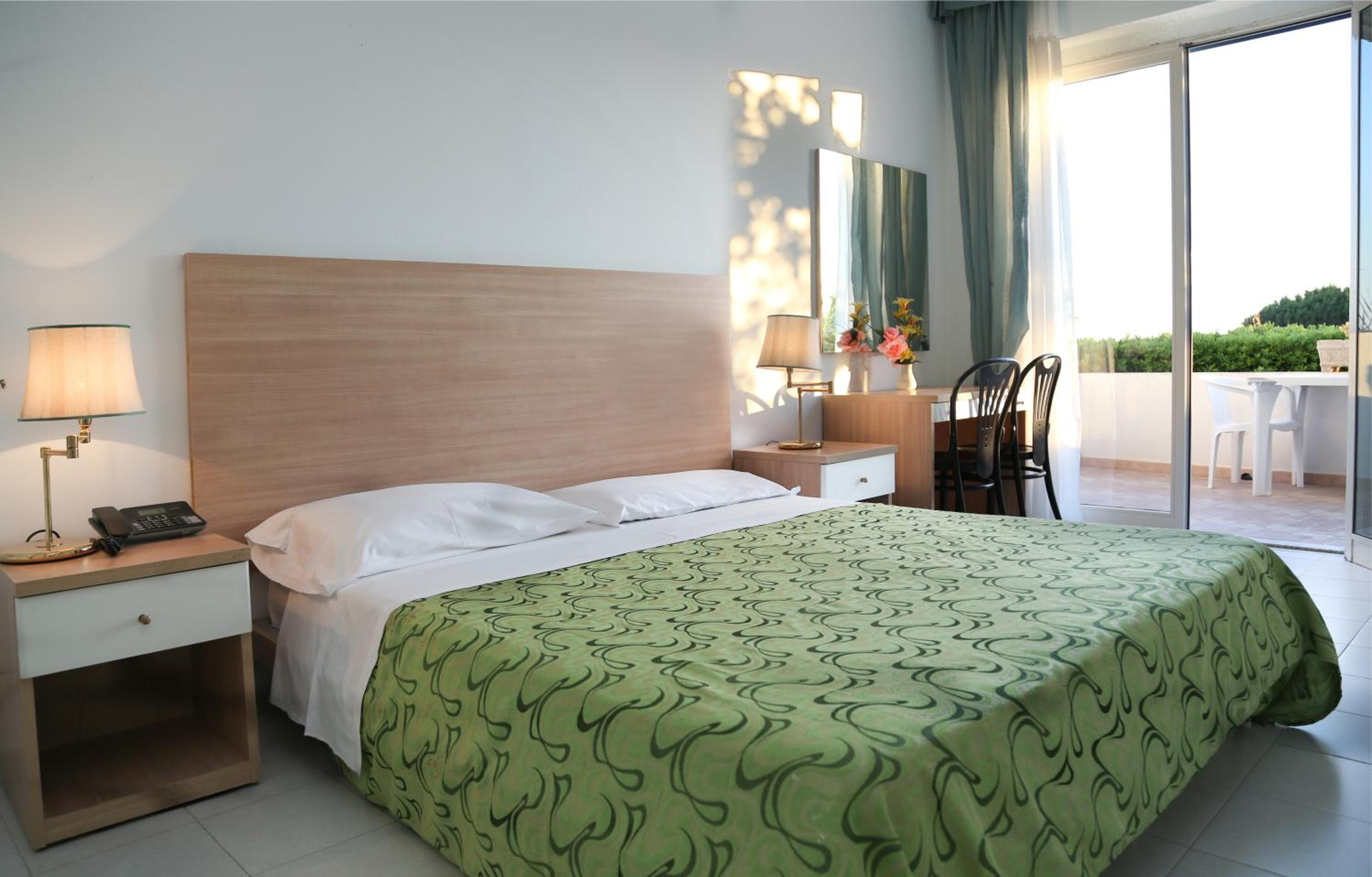 Relax in our cozy, inviting hotel room.