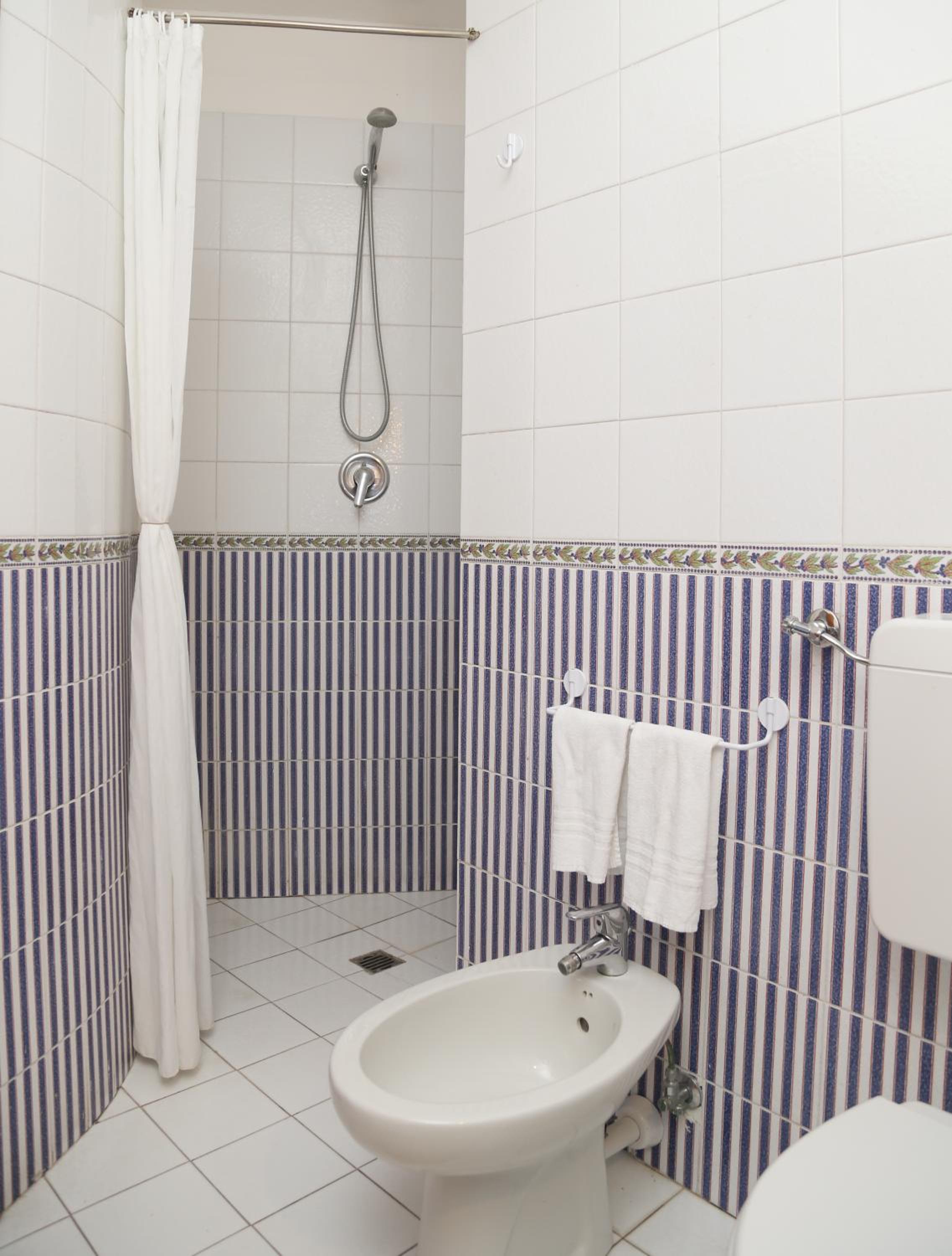 Relax in a refreshing shower oasis.