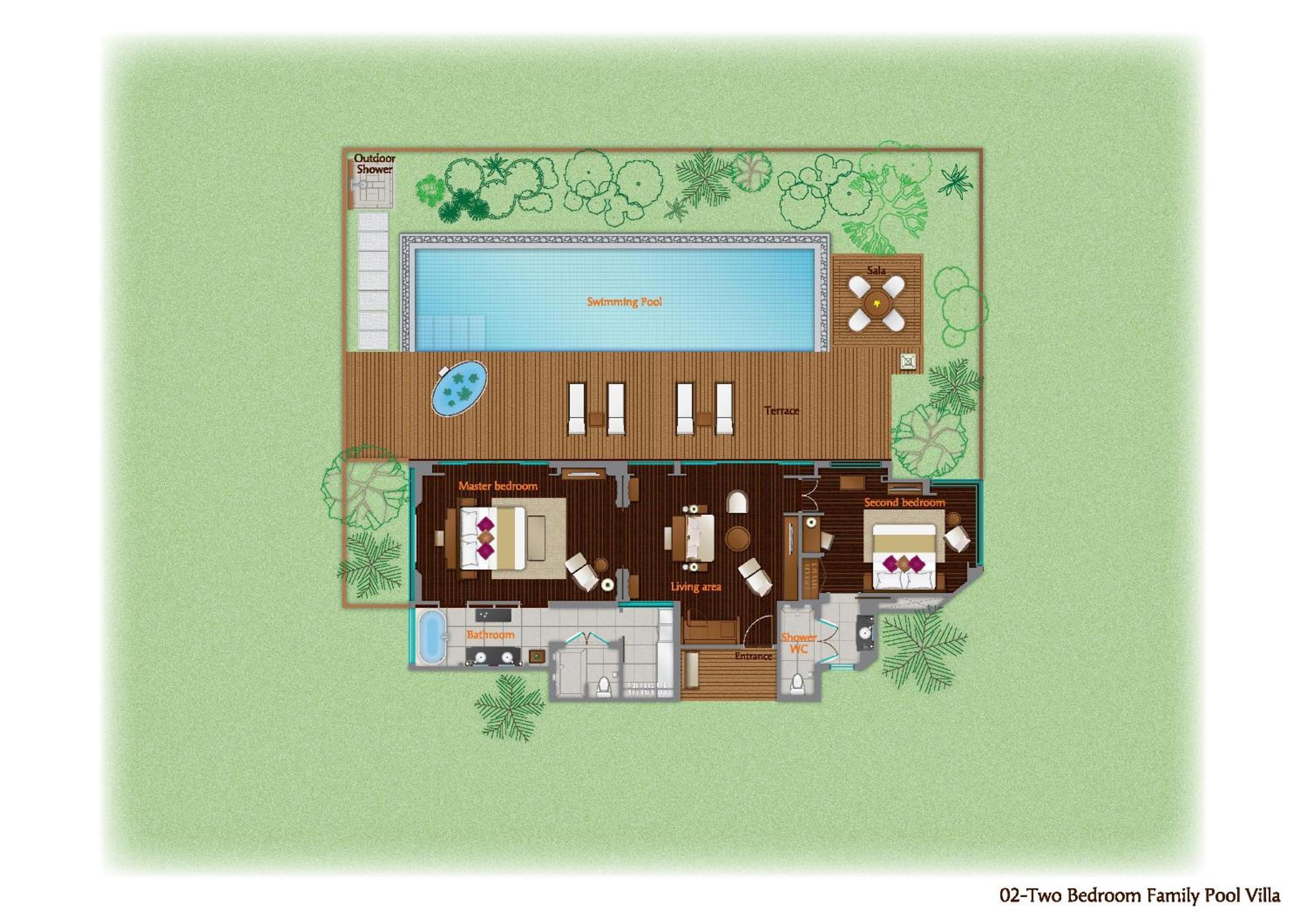 Two-Bedroom Pool Villa photo 2