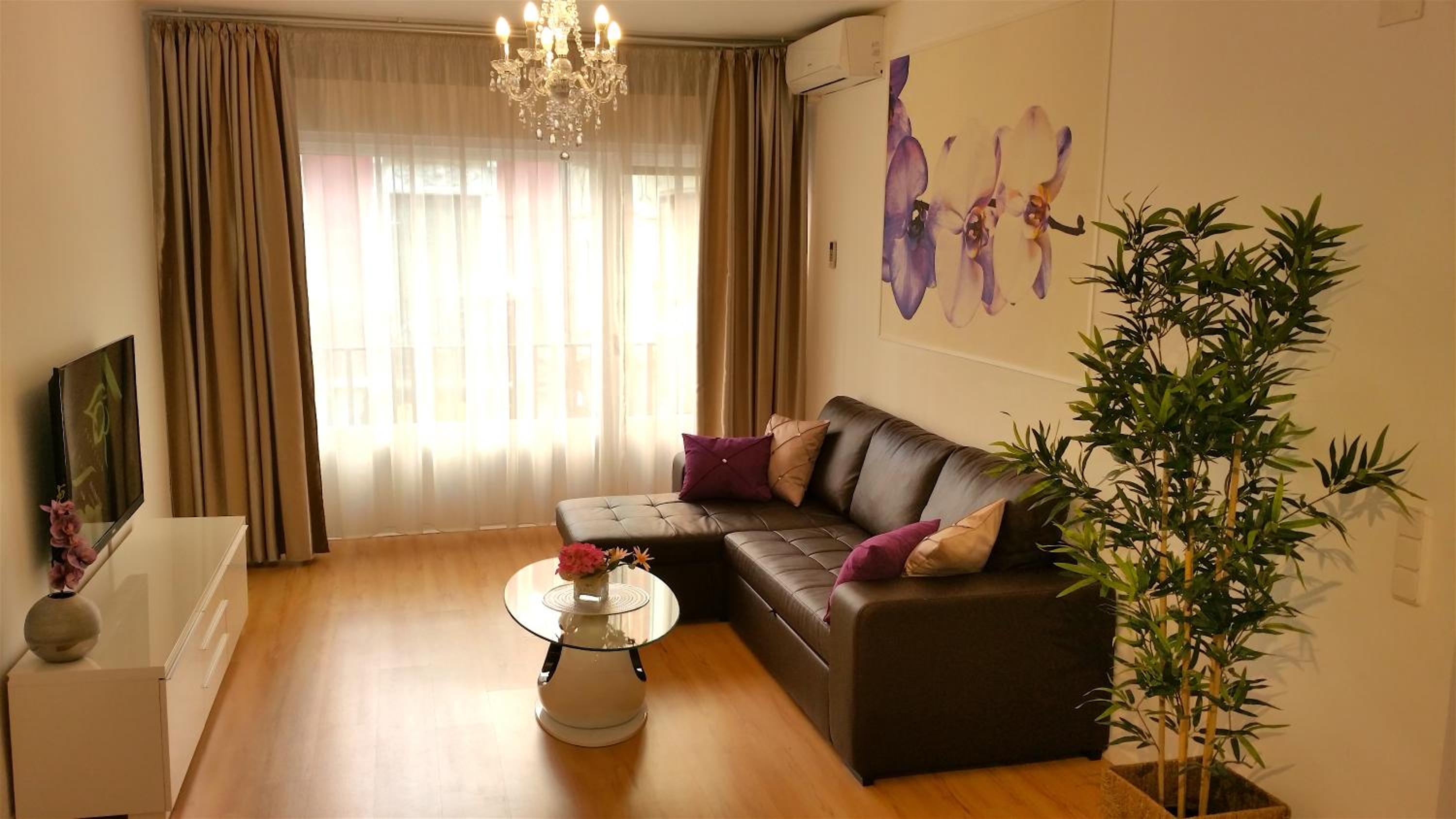 Apartamento de una habitación con balcón