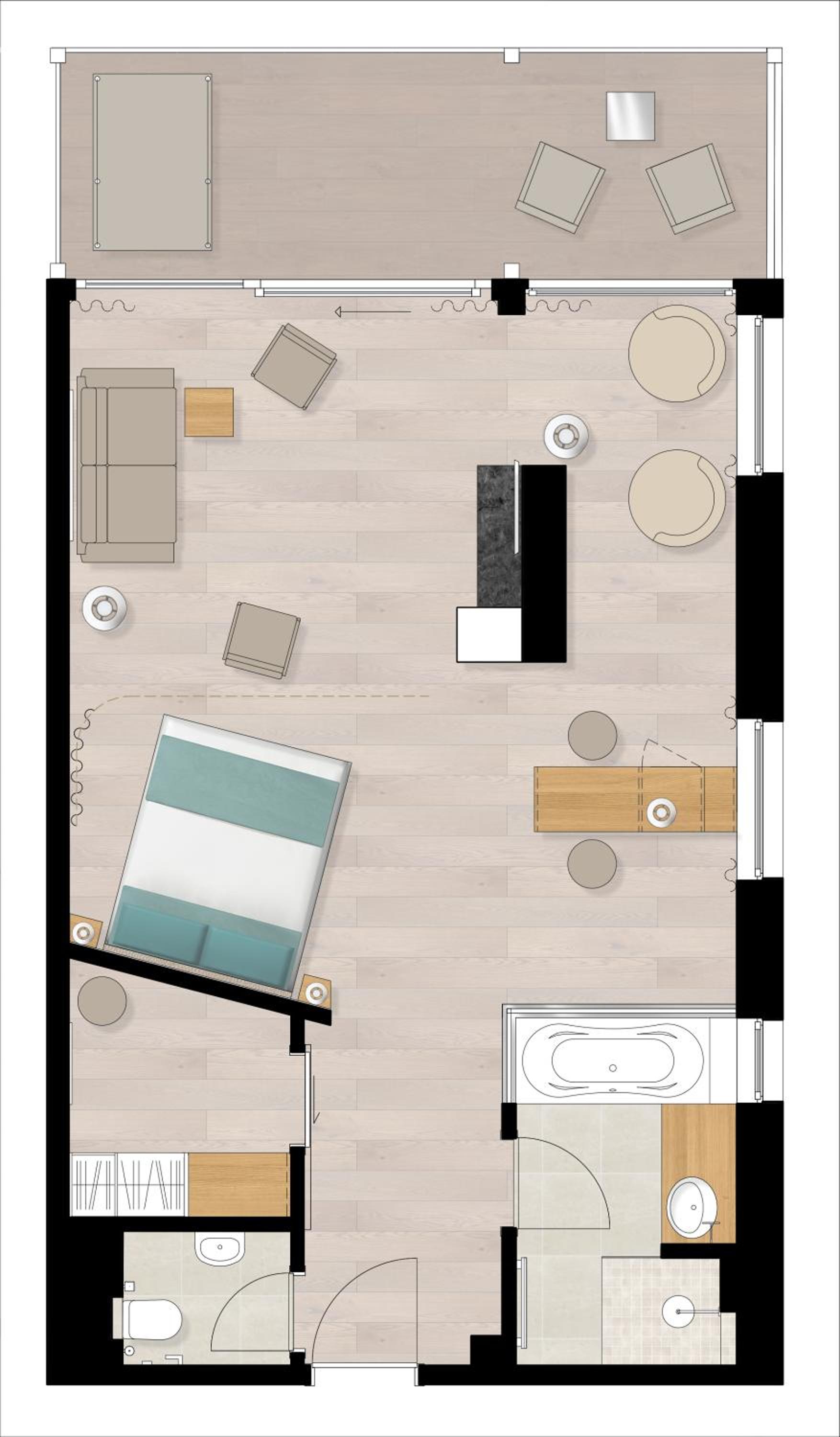 Luxury Suite with Balcony and Lake View - Photo 9