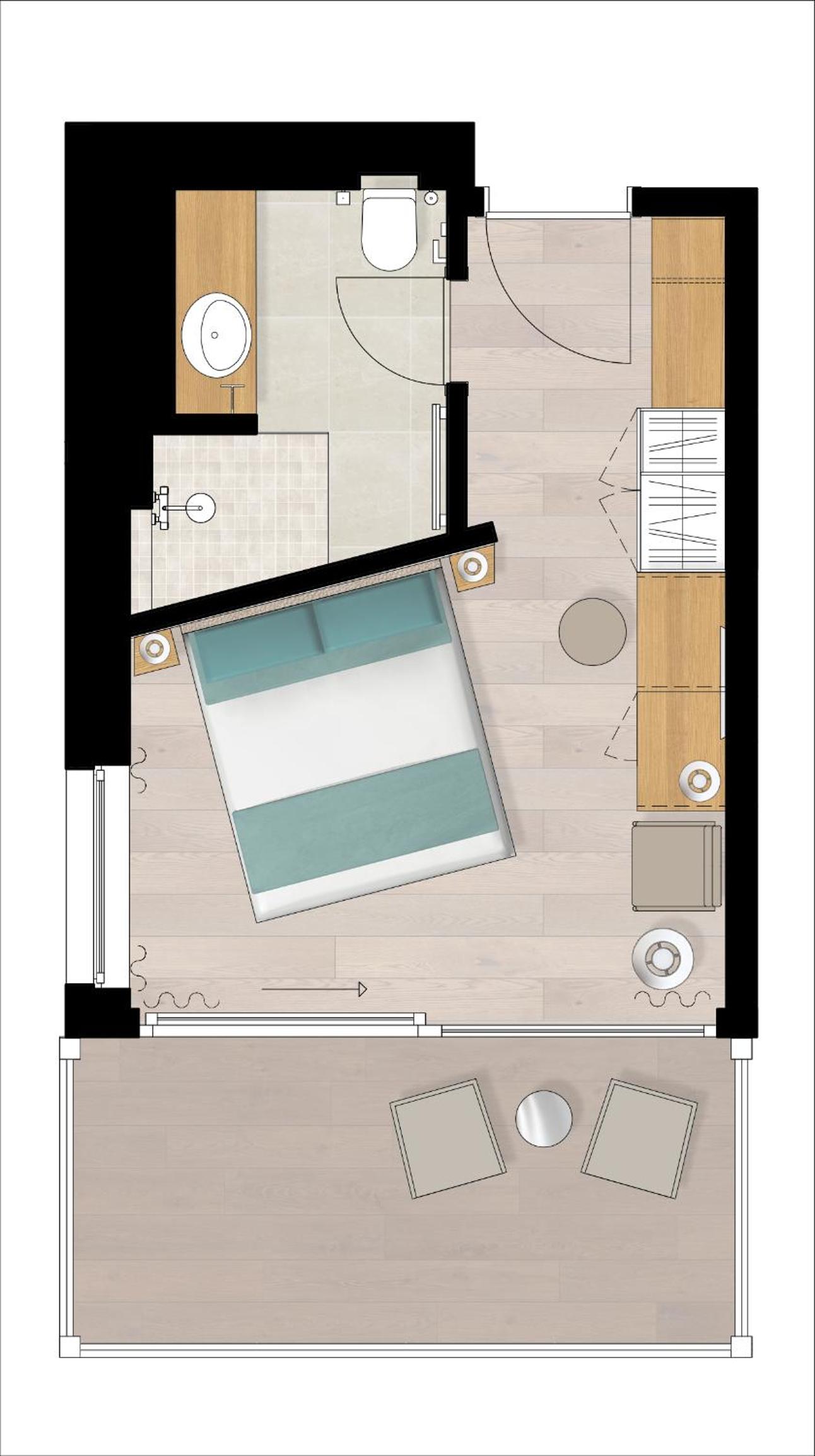 Double Room with Balcony and Side Lake View - Photo 8