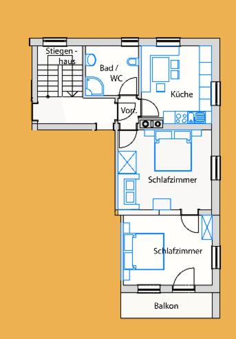 Two-Bedroom Apartment with Balcony - Photo 15