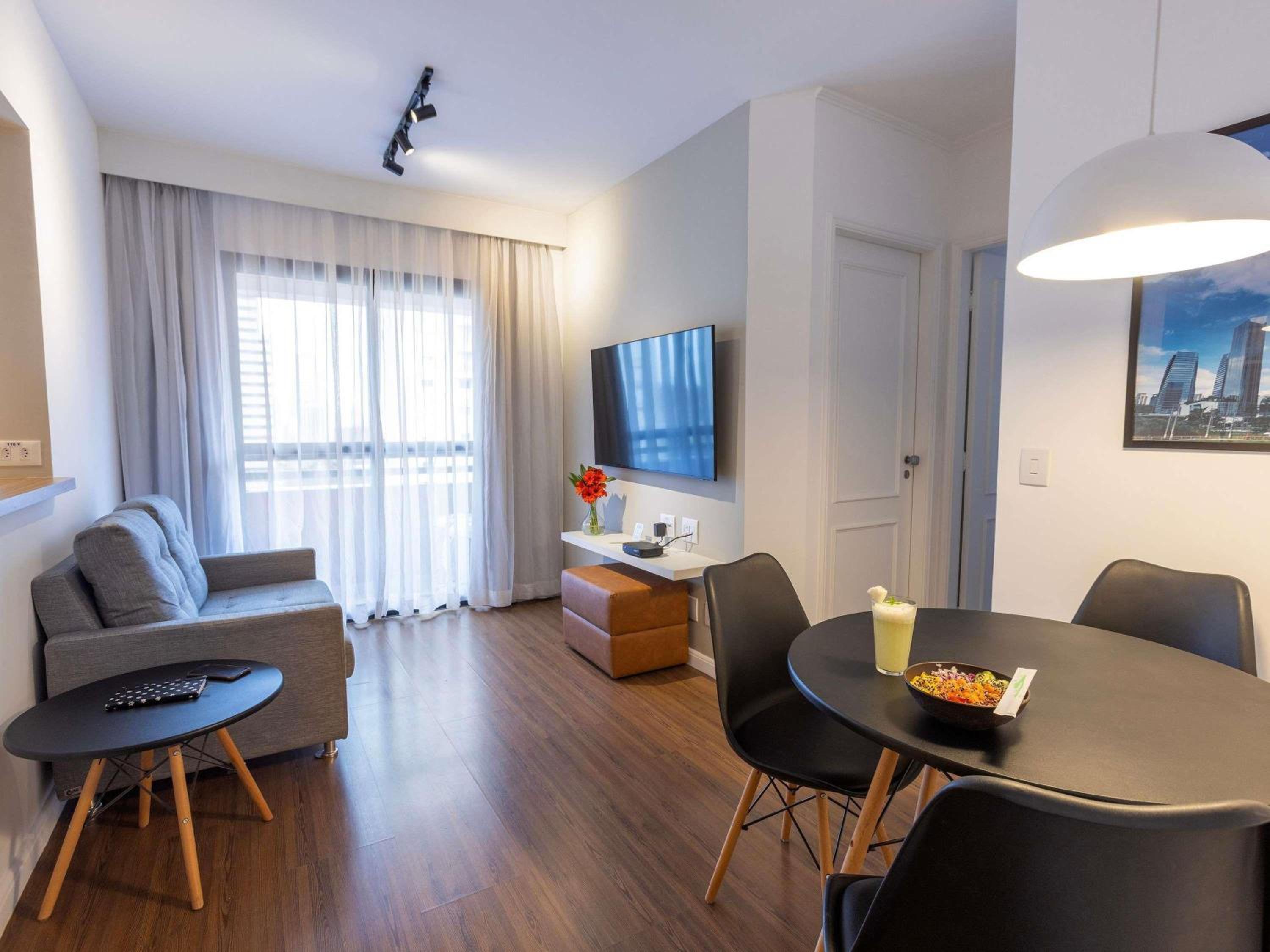 Premium Apartment with One Double and One Single Bed