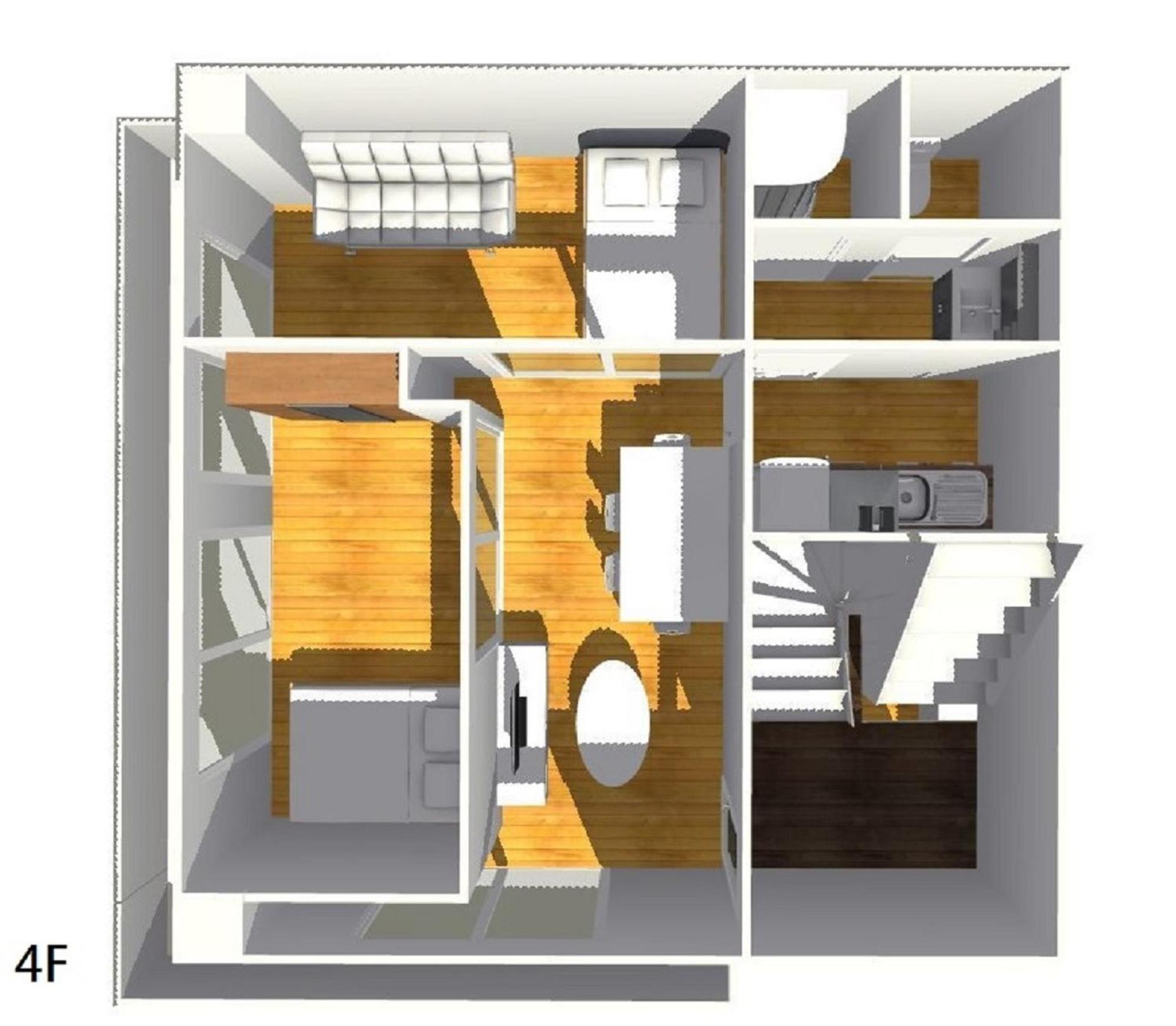 Fourth Floor Tow-Bedroom Apartment photo 1