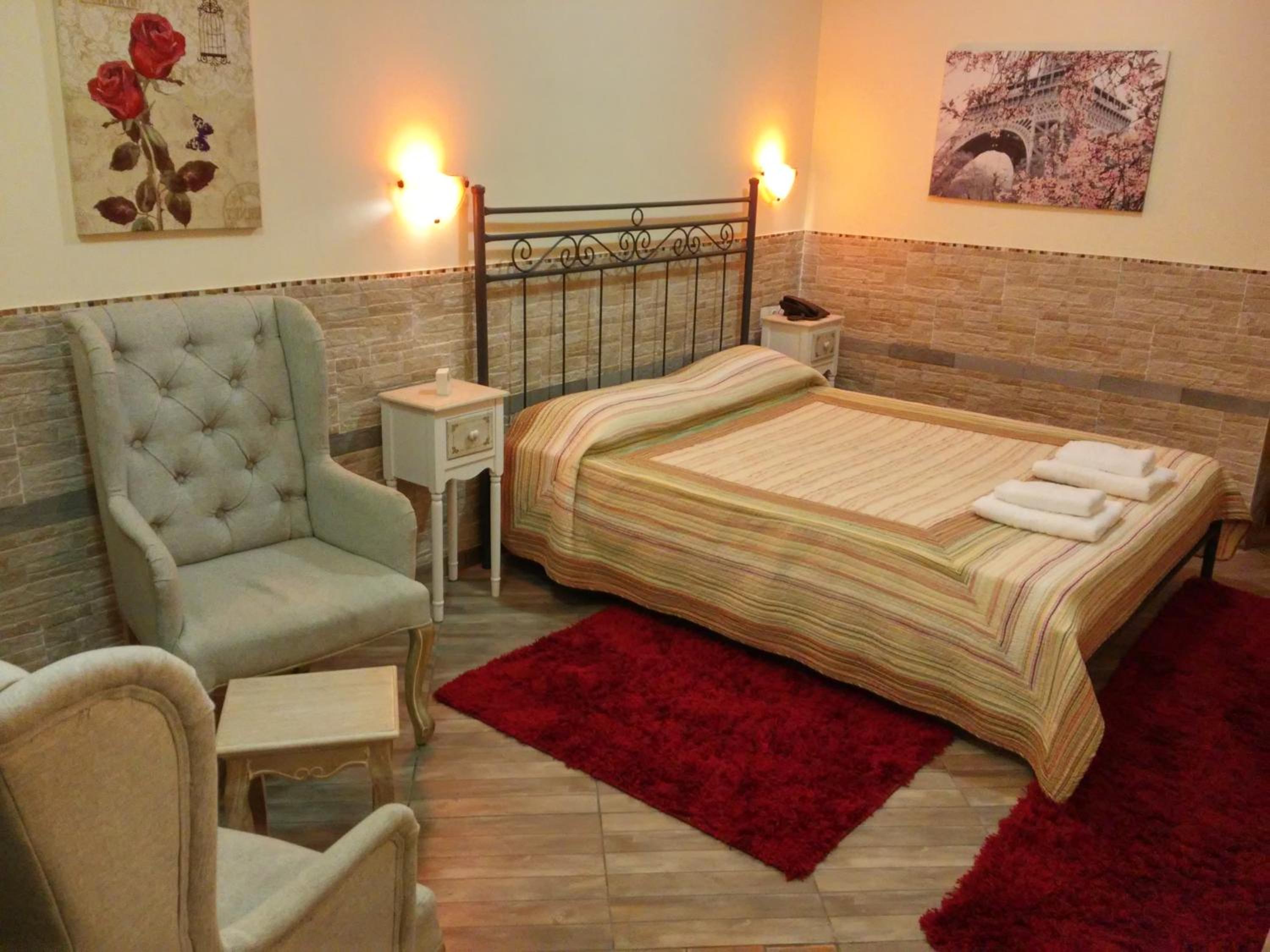 Double or Twin Room with Fireplace